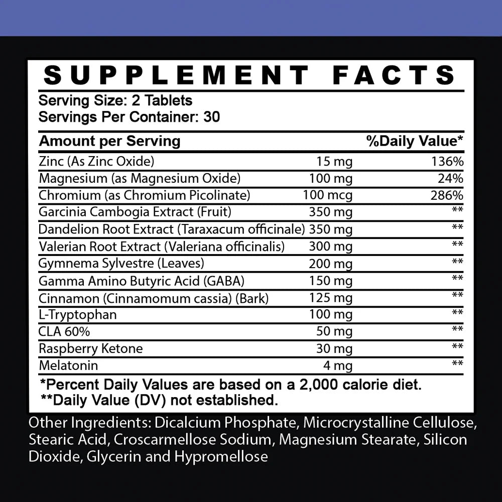 Garcinia Apple Cider Vinegar & Garcinia Cambogia PM Sleep Aid with Melatonin