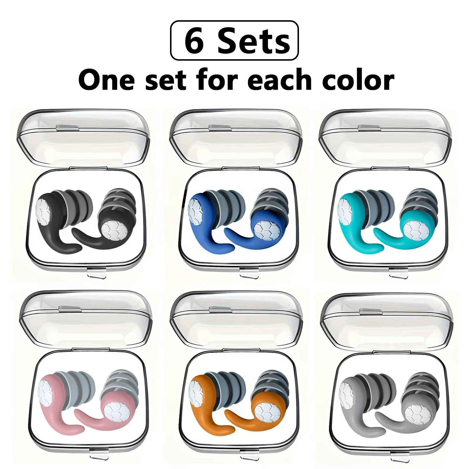 HUAK Sleeping Ear Plugs Noise Reduction Ear Protector Soft Nano Silica Gel Earplug Waterproof Tapones Para Dormir Earplugs