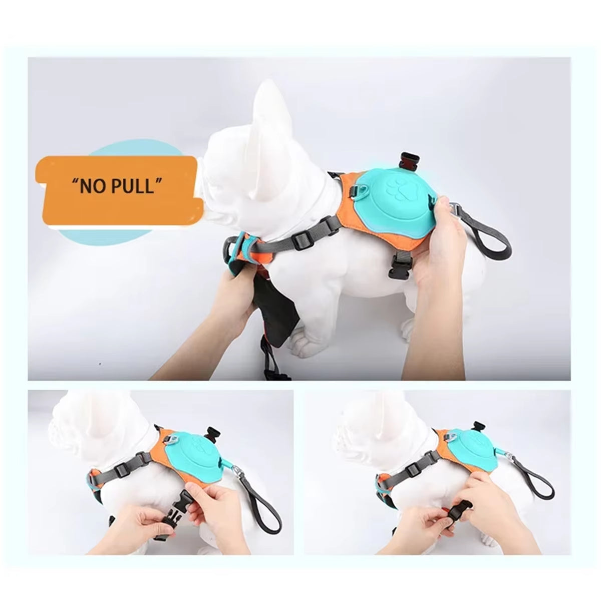 2-In-1 No Pull Dog Harness with Retractable Leash,Automatic anti Burst Impact Function,Adjustable Breathable Dog Vest,S B20