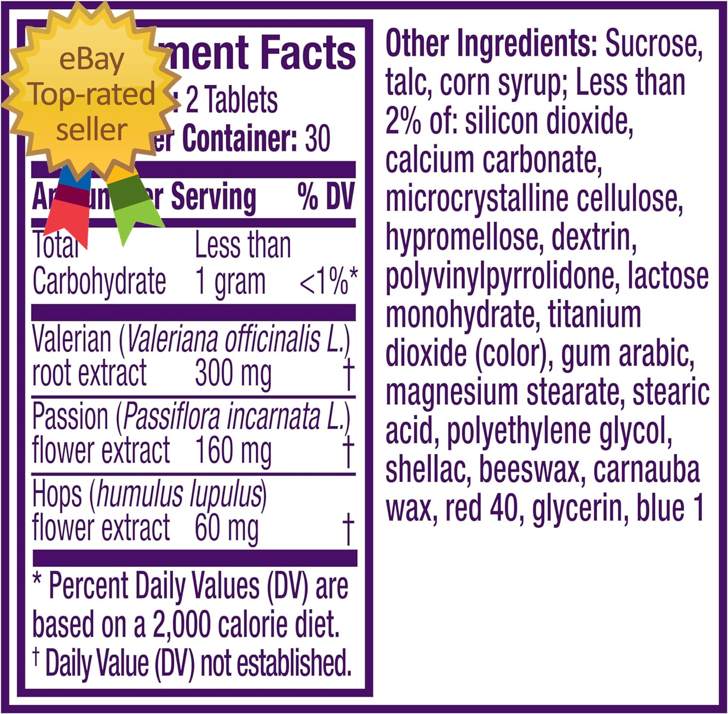 PURE Zzzs Restorative Herbal Sleep Tablets Free of and Hormones