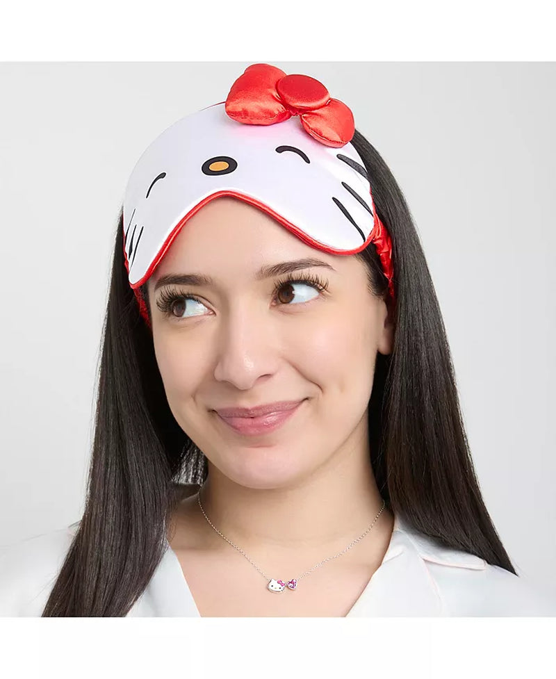 Sleep Mask Official License, Satin Eye Mask for Sleeping with 3D Bow, Sanrio Gifts