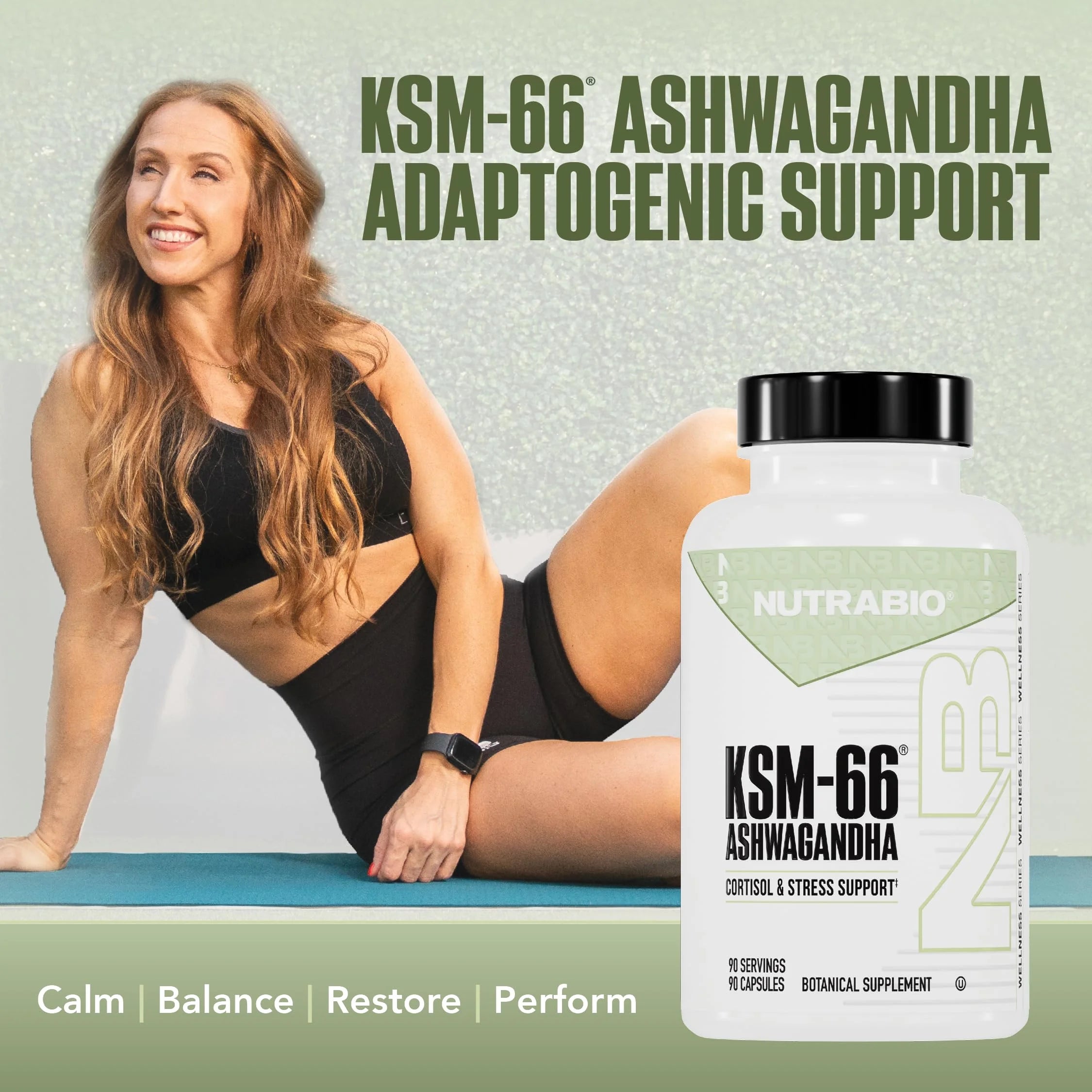 Ashwagandha KSM-66 Herbal Supplement for Better Overall Well-Being- Ashwagandha Supplement- 600Mg - 60 Vegetable Capsules