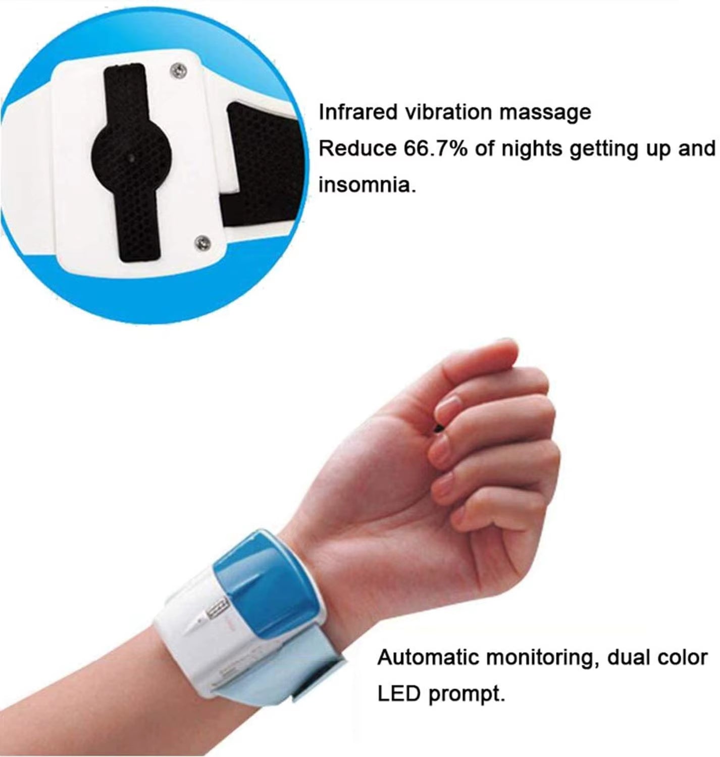 Anti Snoring Devices Intelligent Electronic Sleep Meter Sleep Aid and Stop Snore Dual Physiotherapy Instrument for the Elderly