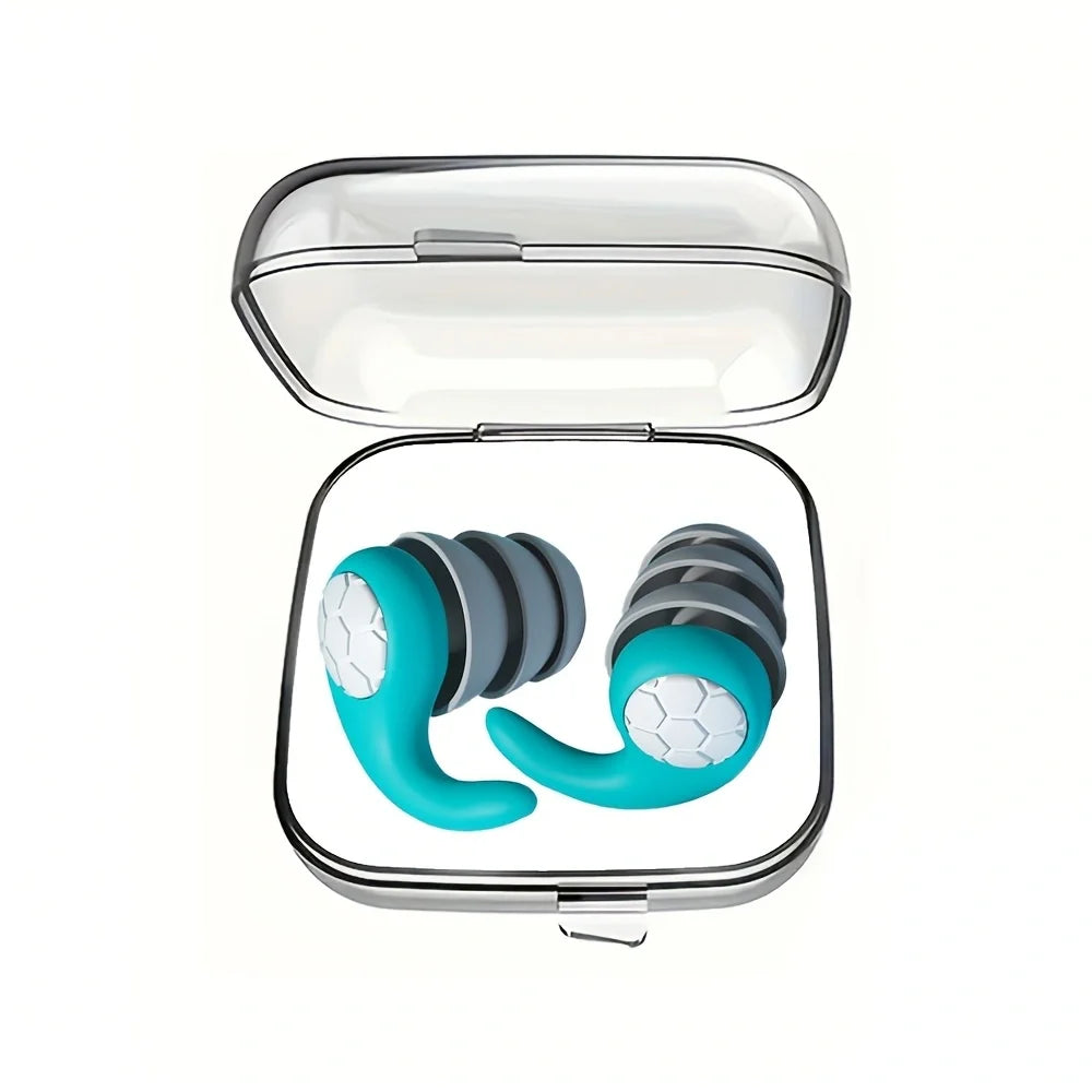 HUAK Sleeping Ear Plugs Noise Reduction Ear Protector Soft Nano Silica Gel Earplug Waterproof Tapones Para Dormir Earplugs