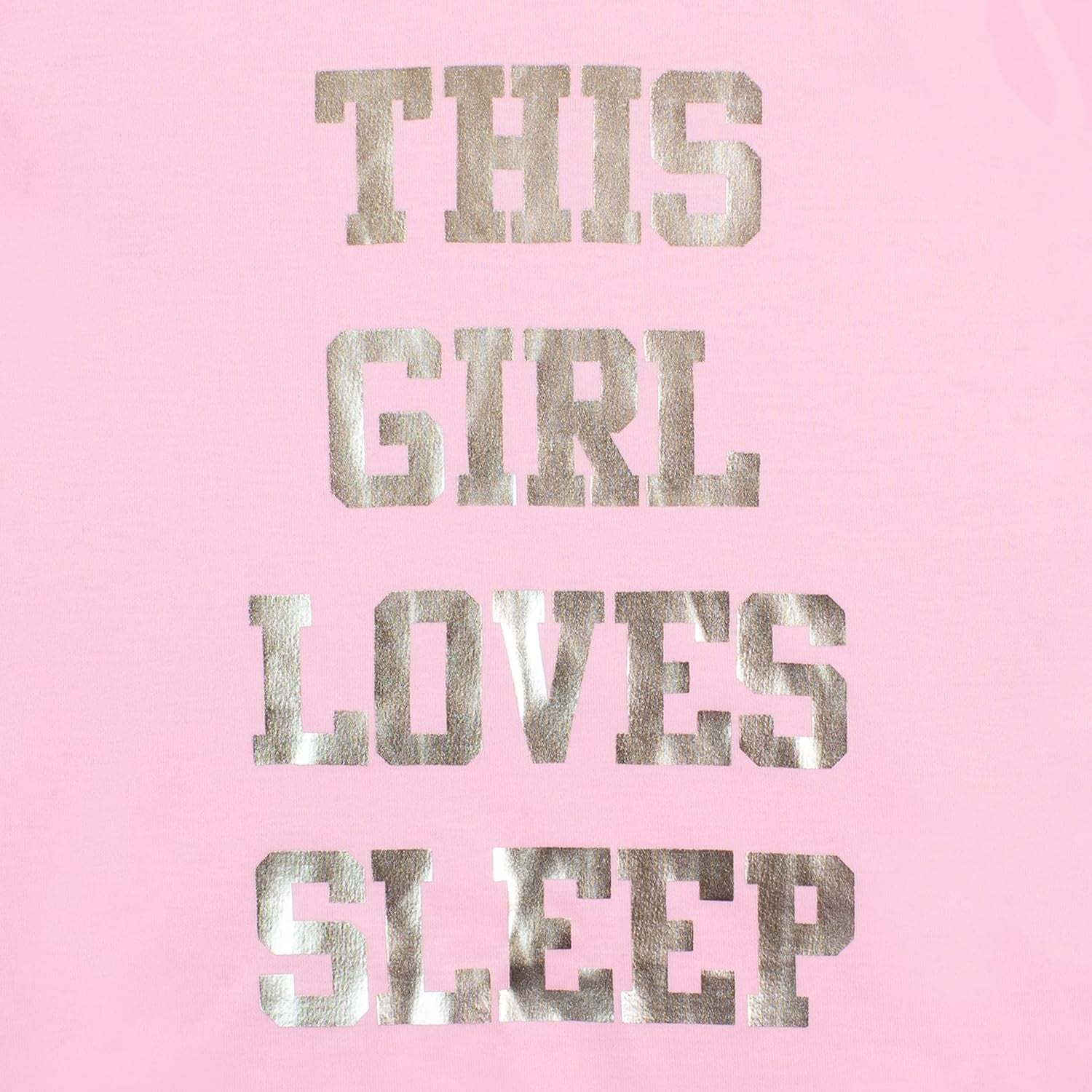 Girls Pajamas Sleep Slogan