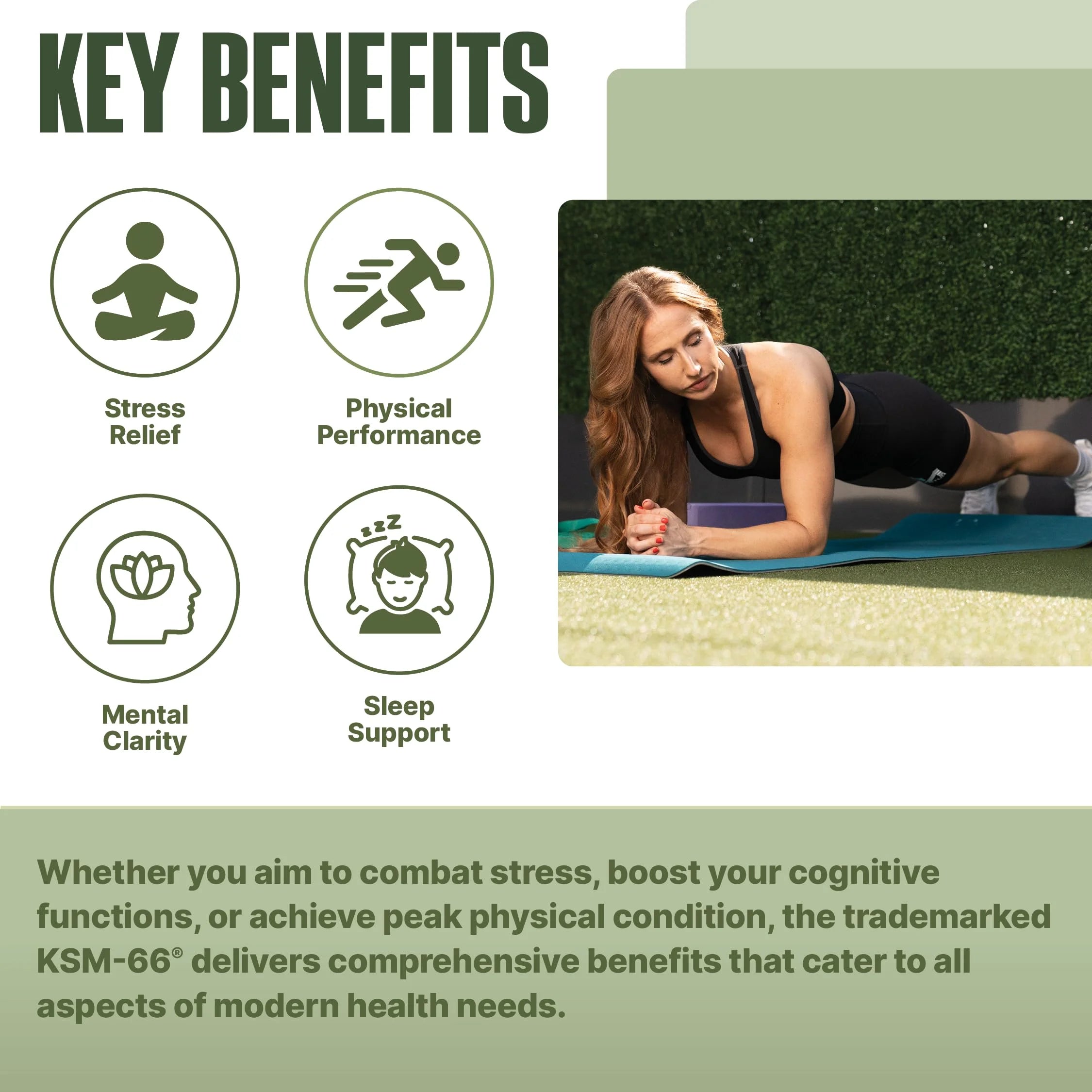 Ashwagandha KSM-66 Herbal Supplement for Better Overall Well-Being- Ashwagandha Supplement- 600Mg - 60 Vegetable Capsules