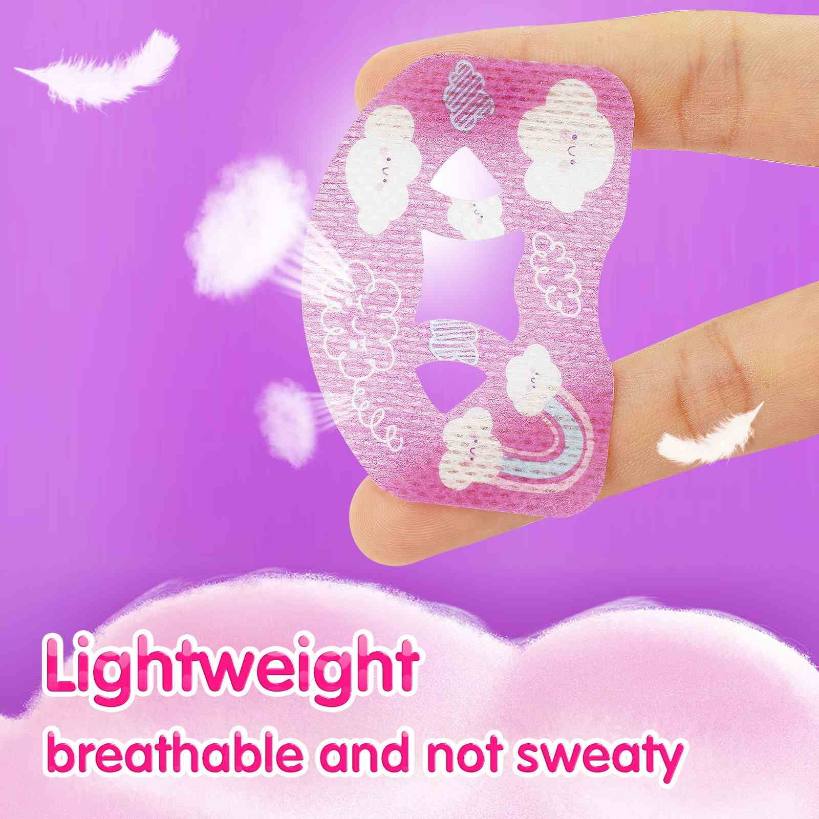 60PCS Little Sleep Strips Mouth Tape for Nasal Breathing,Latex Free and Safe,3 Shapes