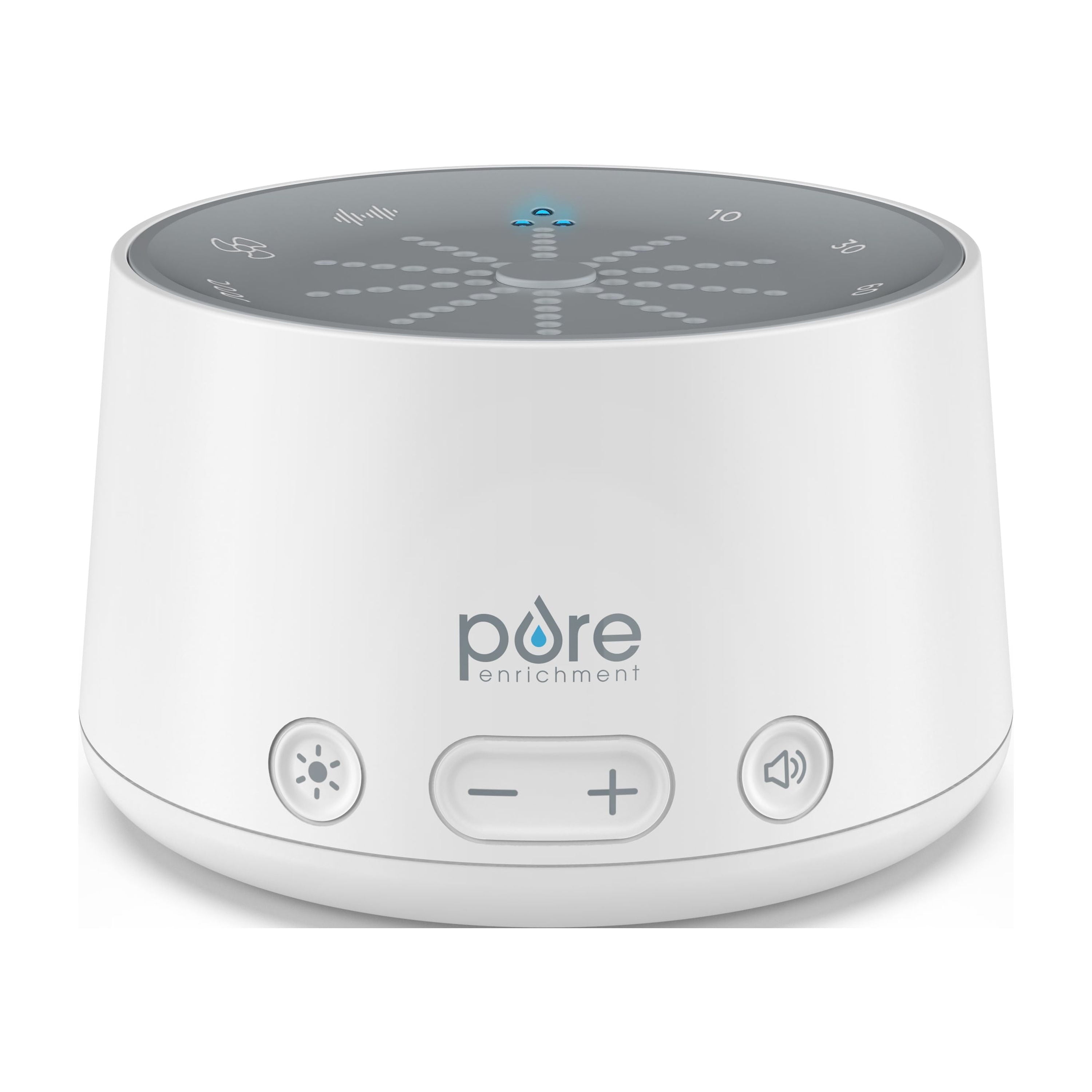 DOZE Sound Machine and Sleep Therapy Light - 6 Soothing Sounds, Relaxing Pulse Light, Auto Sleep Timer, and Built-In USB Charger - All-Natural Sleep Aid and Stress Reliever