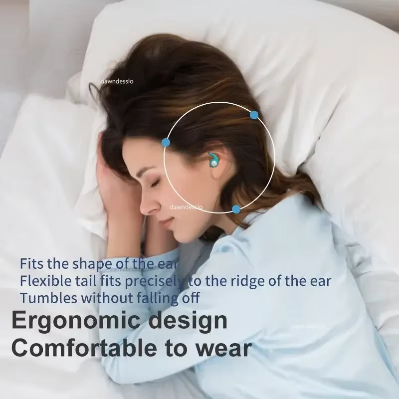 HUAK Sleeping Ear Plugs Noise Reduction Ear Protector Soft Nano Silica Gel Earplug Waterproof Tapones Para Dormir Earplugs