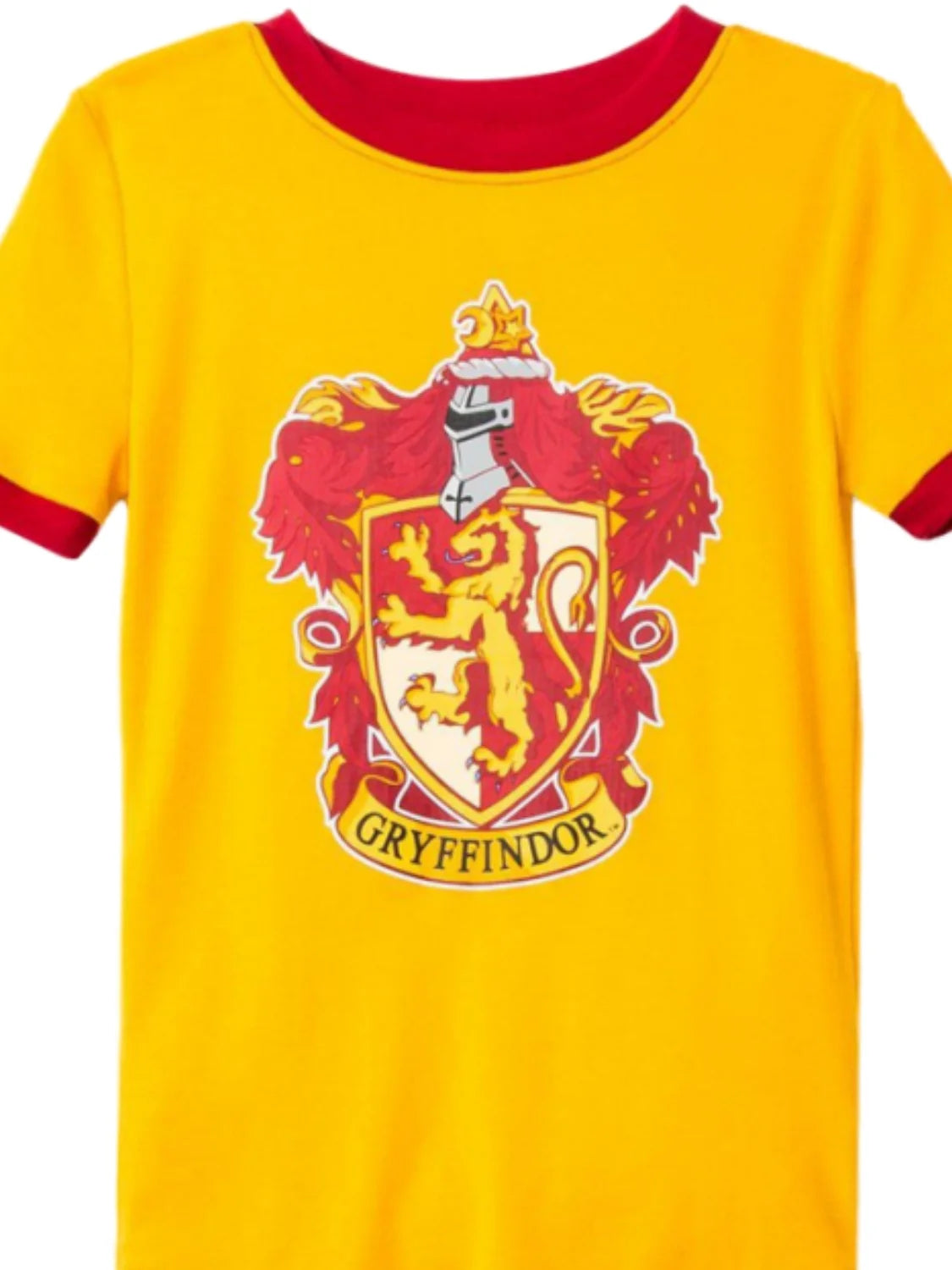 Boys Yellow & Red Gryffindor  3 Piece Pajama Sleep Set 4