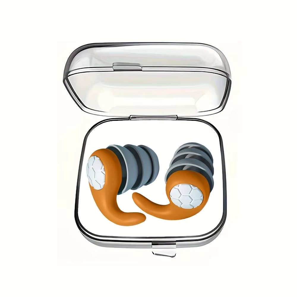 HUAK Sleeping Ear Plugs Noise Reduction Ear Protector Soft Nano Silica Gel Earplug Waterproof Tapones Para Dormir Earplugs