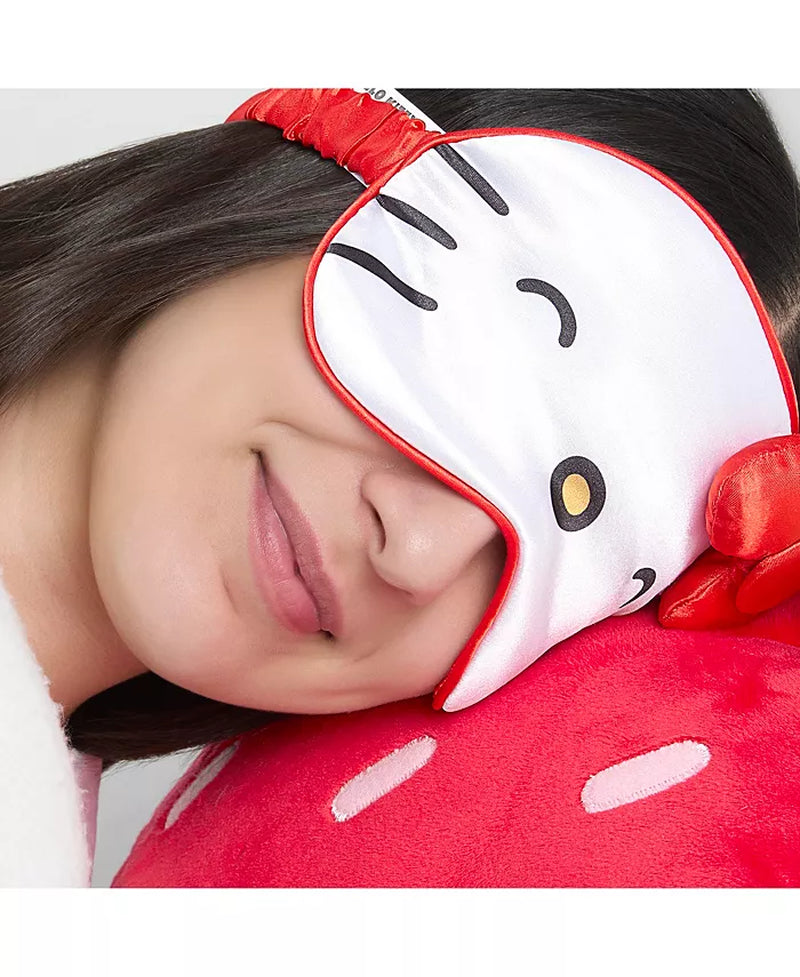 Sleep Mask Official License, Satin Eye Mask for Sleeping with 3D Bow, Sanrio Gifts