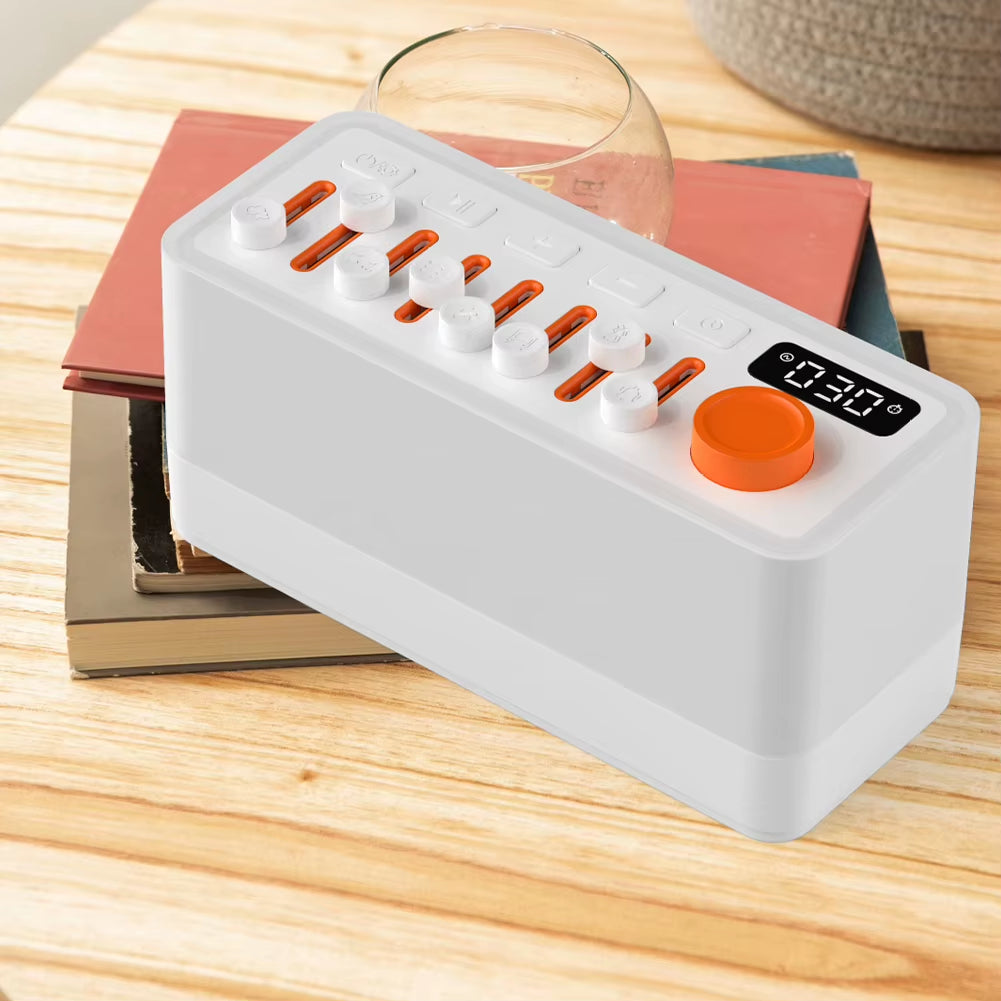 Dimmable Night Light with 8 Nature Sounds Bluetooth-Compatible Speaker Timing Aromatherapy Humidifier for Yoga Meditation