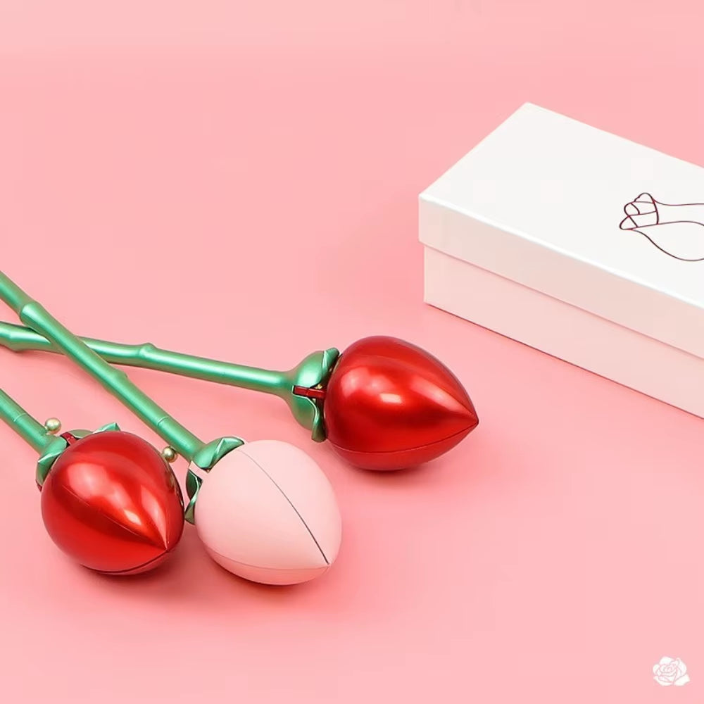 Unique Rose Shape Rose Flower Ring Boxes Automatically Open Gift Ring Display Holder Jewelry Gift Packaging Box