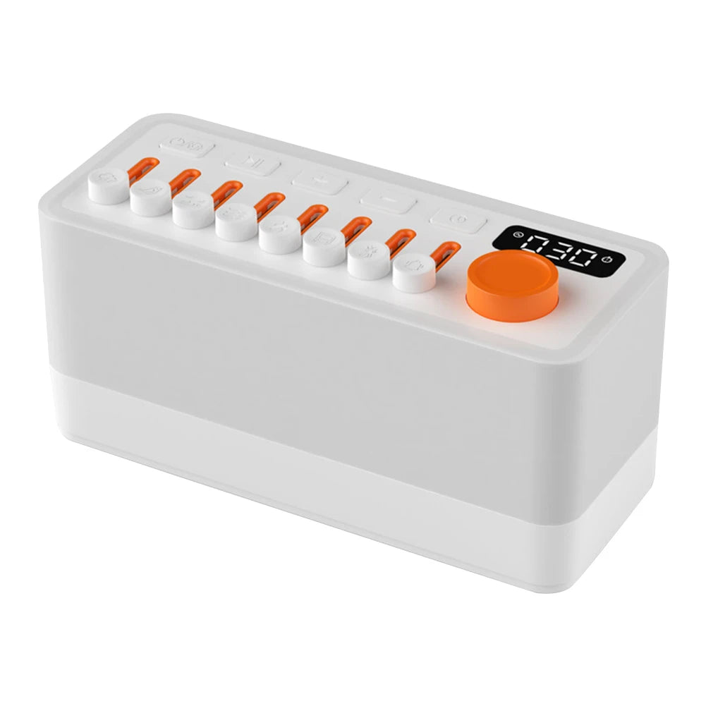 Dimmable Night Light with 8 Nature Sounds Bluetooth-Compatible Speaker Timing Aromatherapy Humidifier for Yoga Meditation