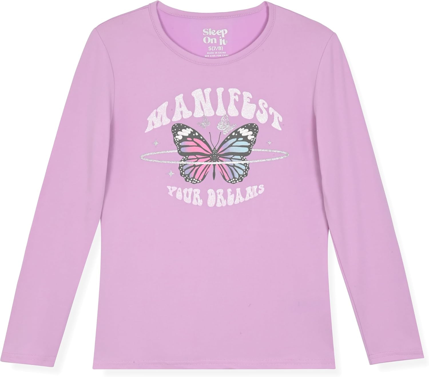 Girls Fleece Pajama Set Long Sleeve Tops & Fleece Pants Soft Kids Sleepwear Multipack Cute Prints Sizes 4-14