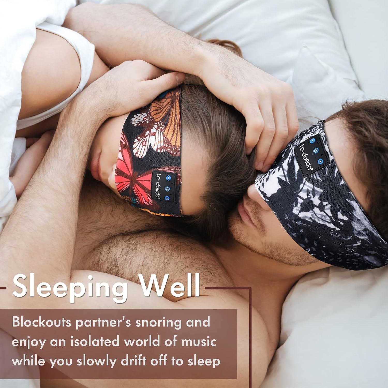 Sleep Headphones Bluetooth 5.4, Headband Earphones Wireless, Sleep Mask for Sleeping, Sports, Gifts, Workout, Jogging, Yoga,Insomnia, Air Travel, Meditation