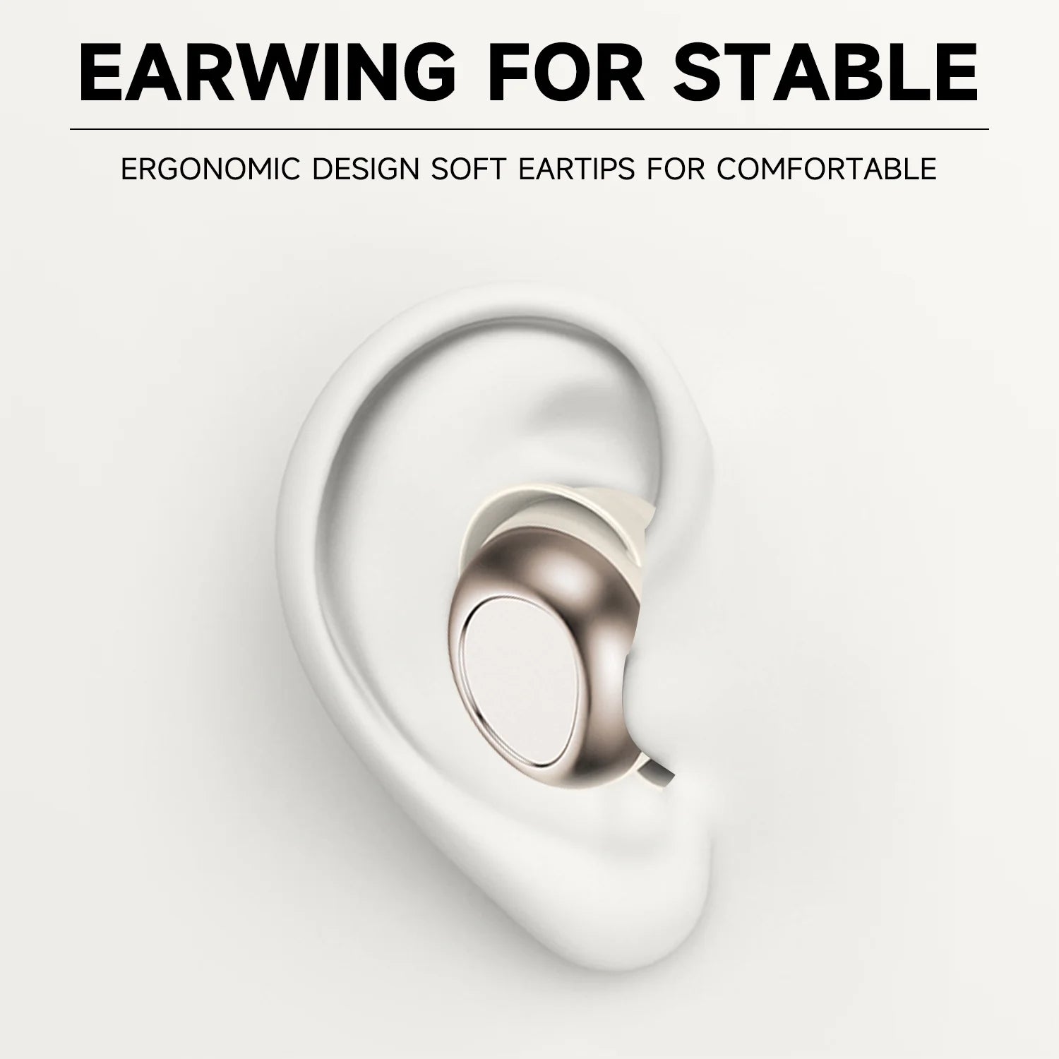 Sleep Ear Buds, Bluetooth 5.4 Ultra-Mini Sleep Earbuds for Side Sleepers, Hi-Fi Stereo 3D Bass Noise Cancelling Wireless Headphones, 53H Playtime with IP7 Waterproof LED Earphones, USB C