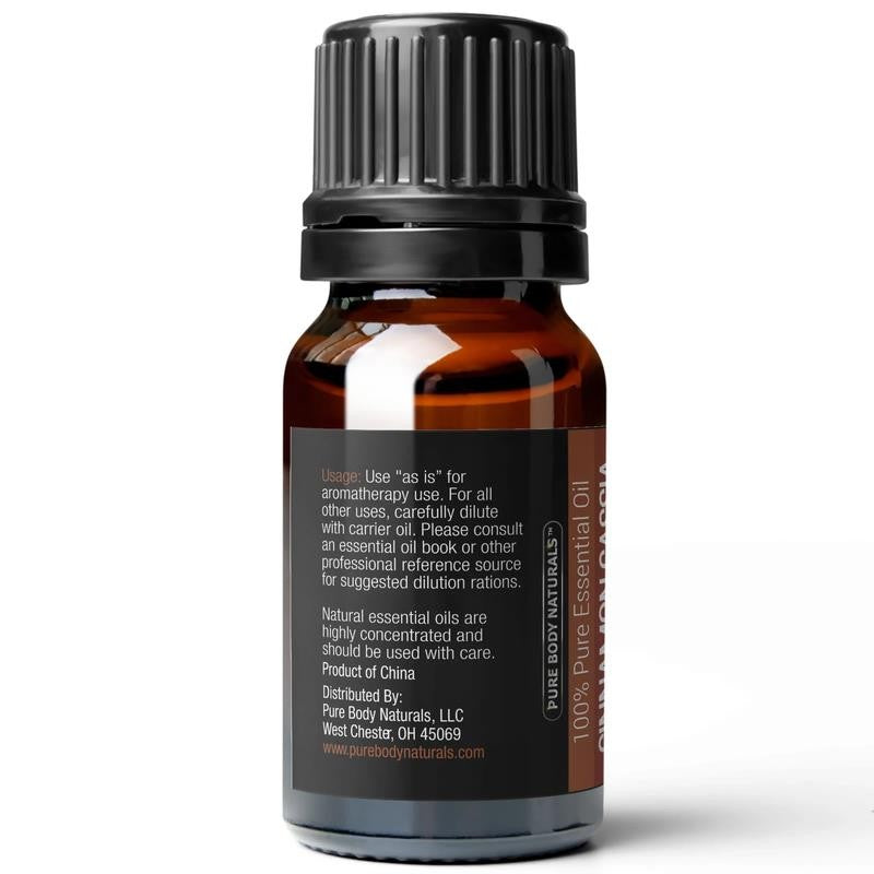 Cinnamon Cassia Essential Oil for Skin and Hair, Therapeutic Grade Oil 10Ml By