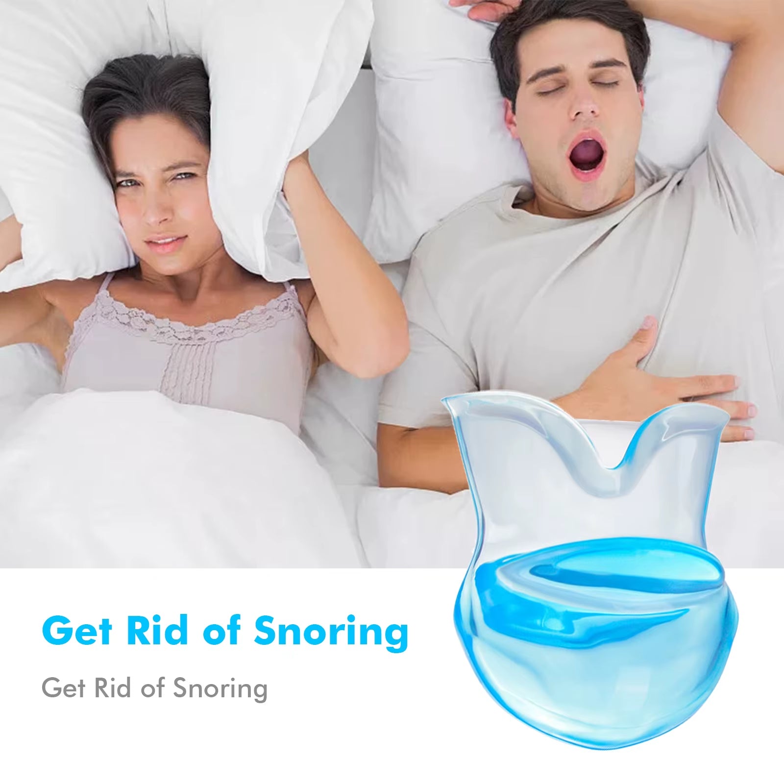 Anti-Snoring Device Silicone Tongue Cover for Mouth anti Snoring Solution for Better Nighttime Sleeping