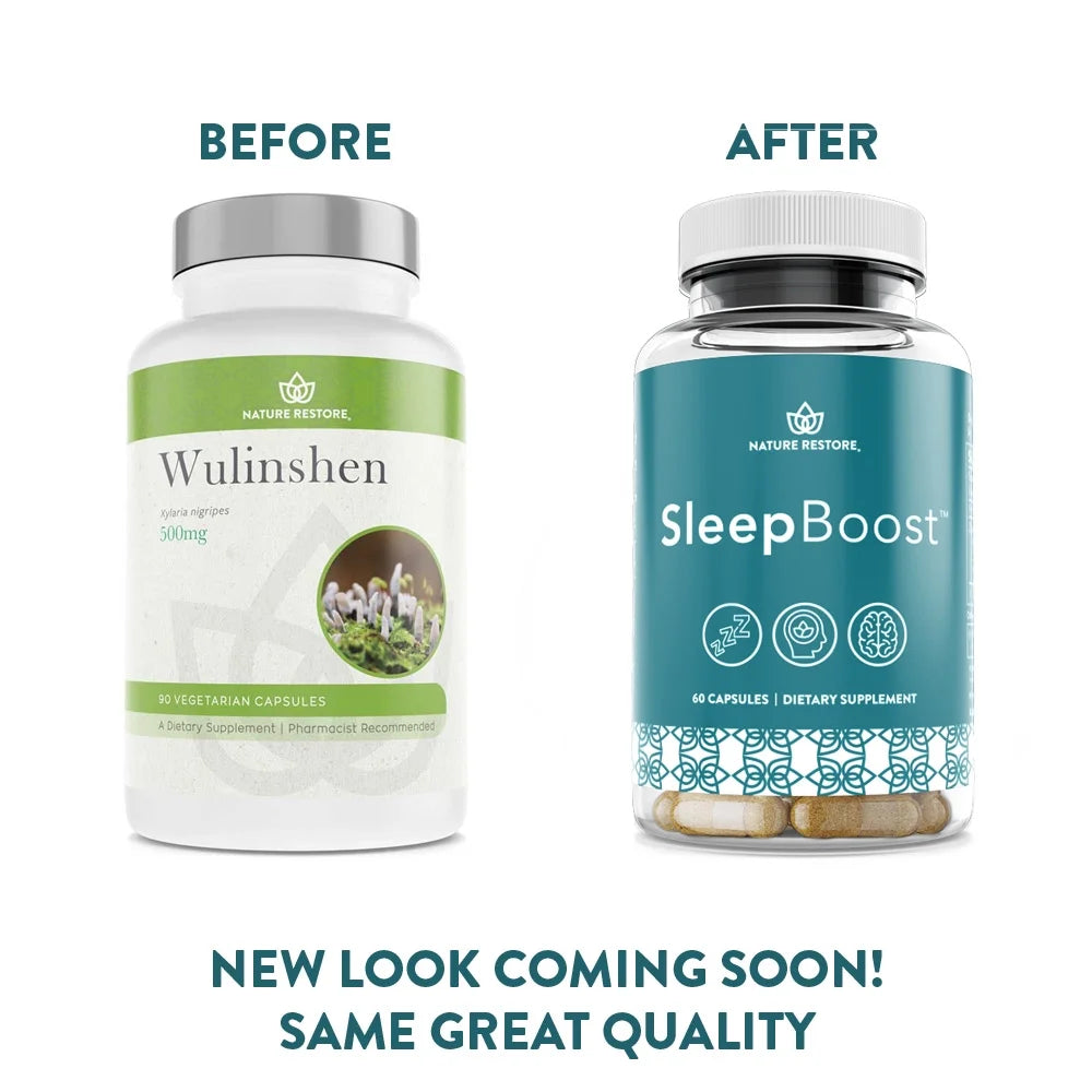 Sleepboost™, Sleep Support and Anti-Anxiety Supplement, Glutamic Acid and GABA Activation, Xylaria Nigripes, 60 Capsules