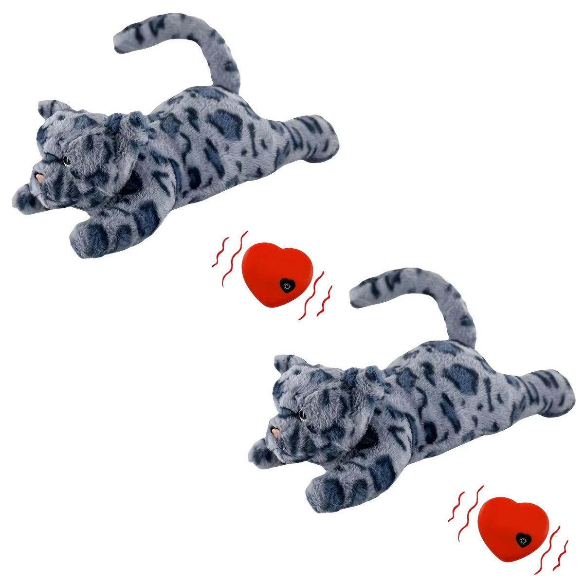 Puppy Heartbeat Dog Toys PP Cotton Stuffed Plush Dog Toy Great for Dog Sleep Aids Suitable for Small Medium and Large Dogs