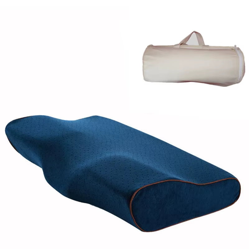 Butterfly Memory Foam Bedding Pillow Magnetic Neck Pillow Slow Rebound Memory Pillow Shaped Pillow Health Cervical Neck