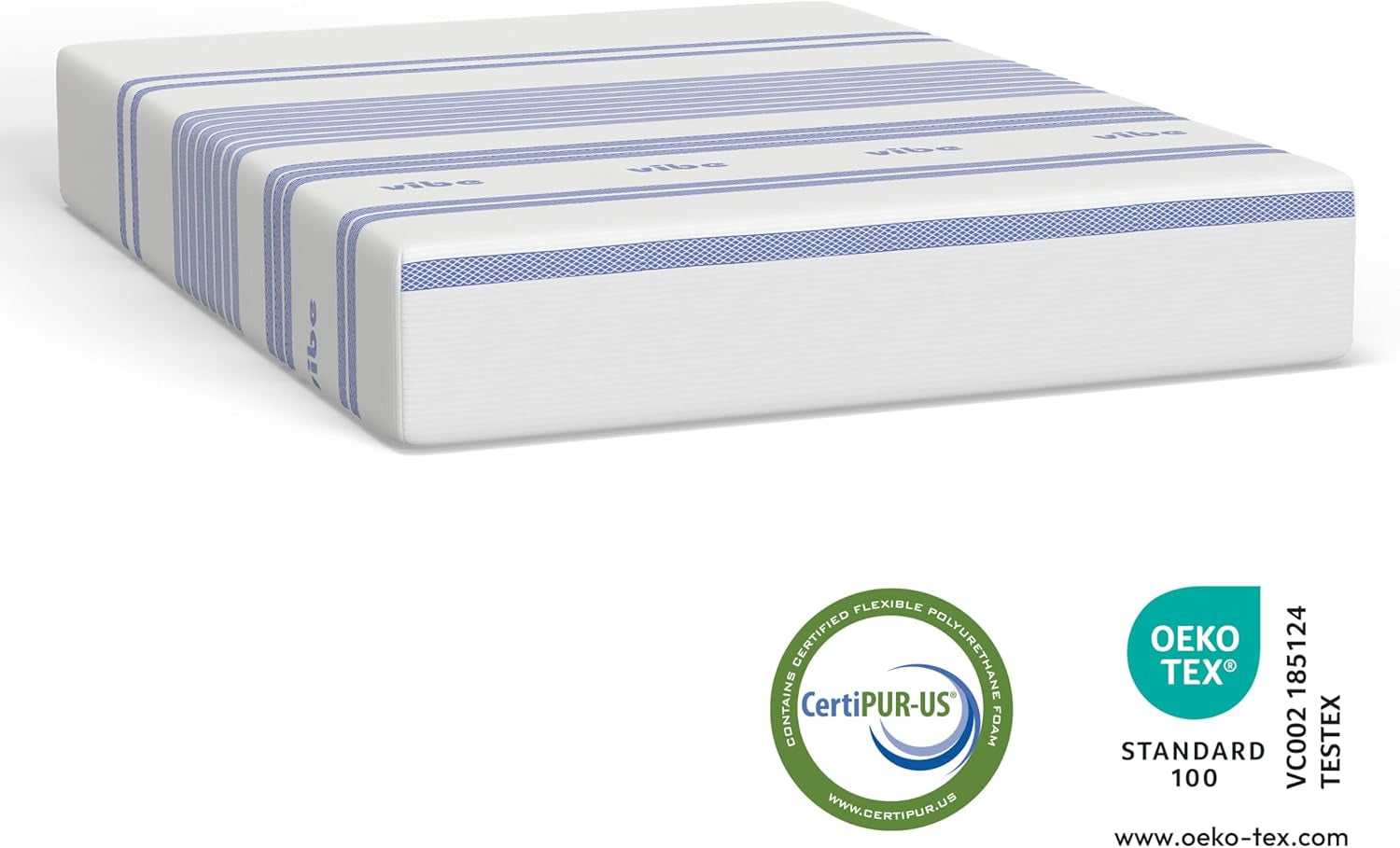 Gel Memory Foam Mattress, 12-Inch Certipur-Us Certified Bed-In-A-Box, Queen, White