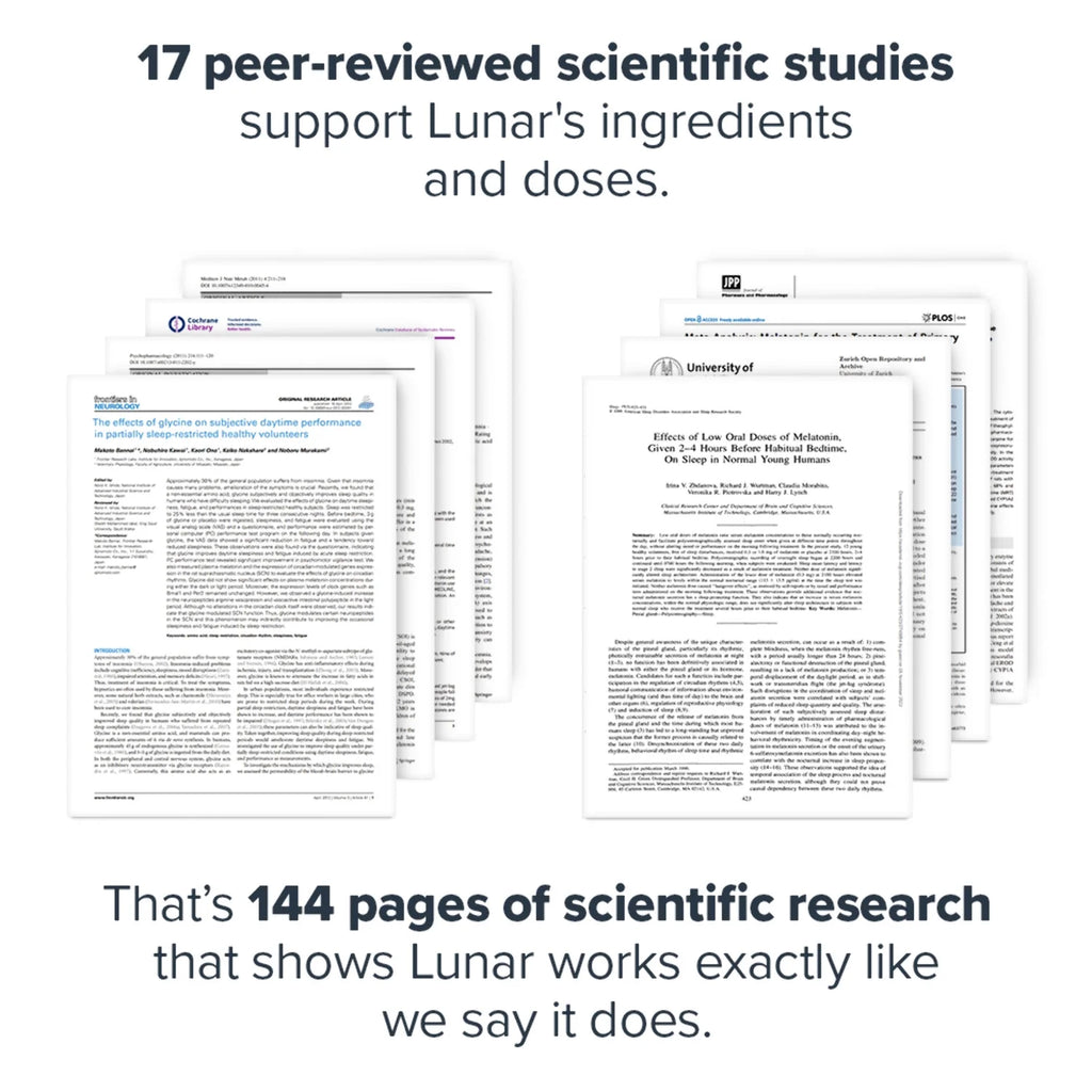 Lunar Chewable Sleep Aid Supplement - 30 Servings