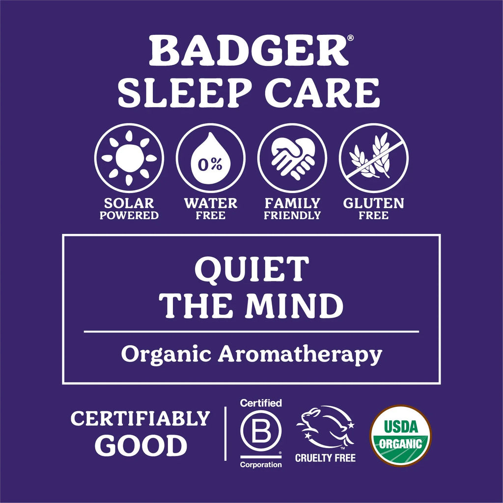 Natural Sleep Balm, Lavender and Bergamot, 0.75 Oz (2 Pack)