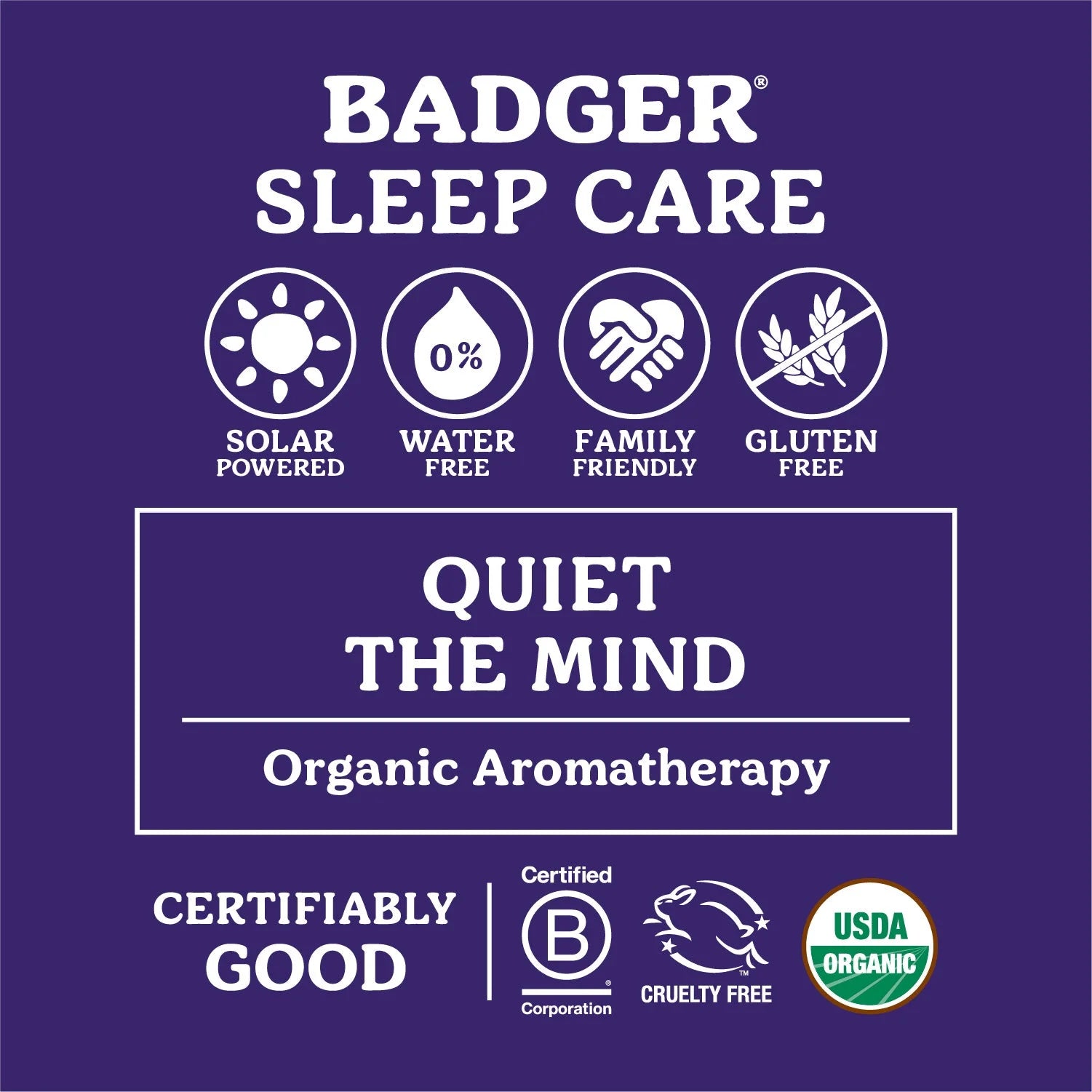 Natural Sleep Balm, Lavender and Bergamot, 0.75 Oz (2 Pack)