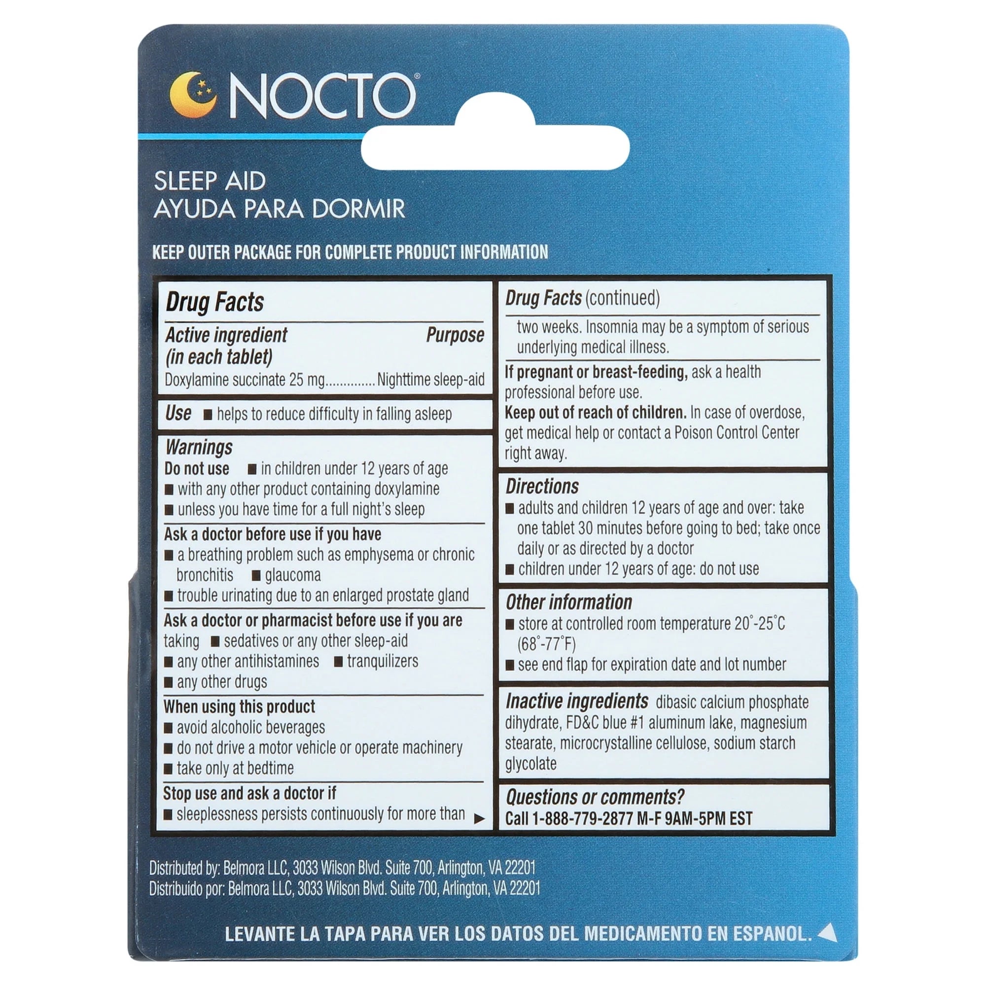 (2 Pack)  Nocto Sleep Aid for Insomnia, 24 Count