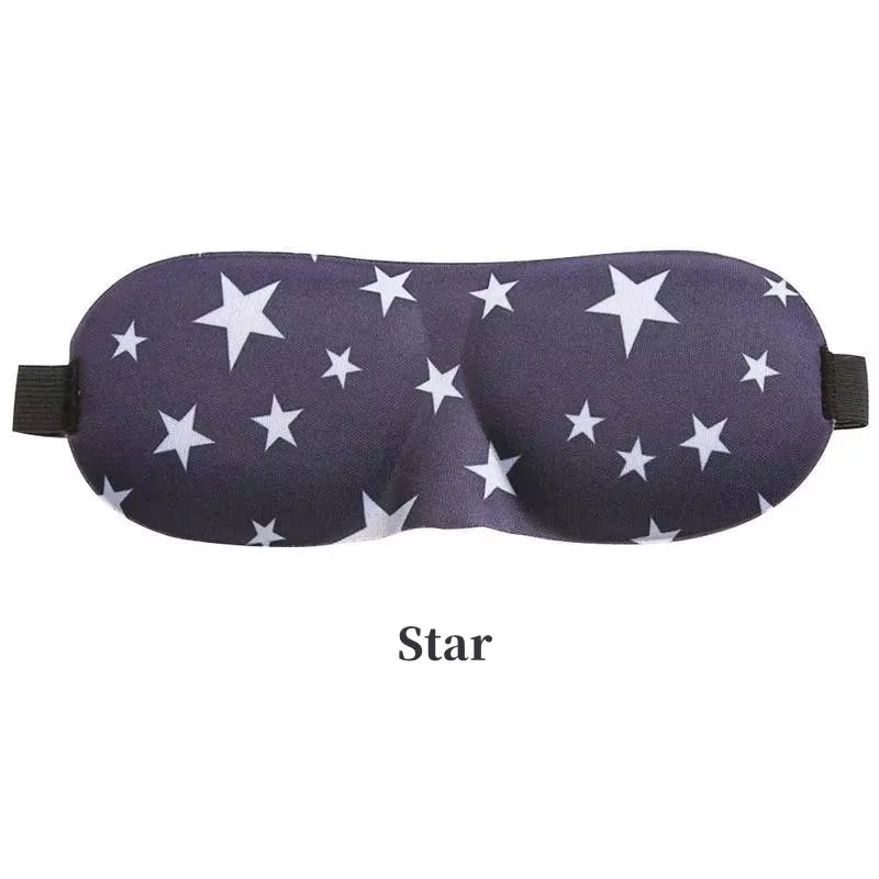 Comfortable Lightweight Eye Cover Soft 3D Contoured Sleeping Mask Breathable Eye Shade for Men and Women Night Travel Rest Aid