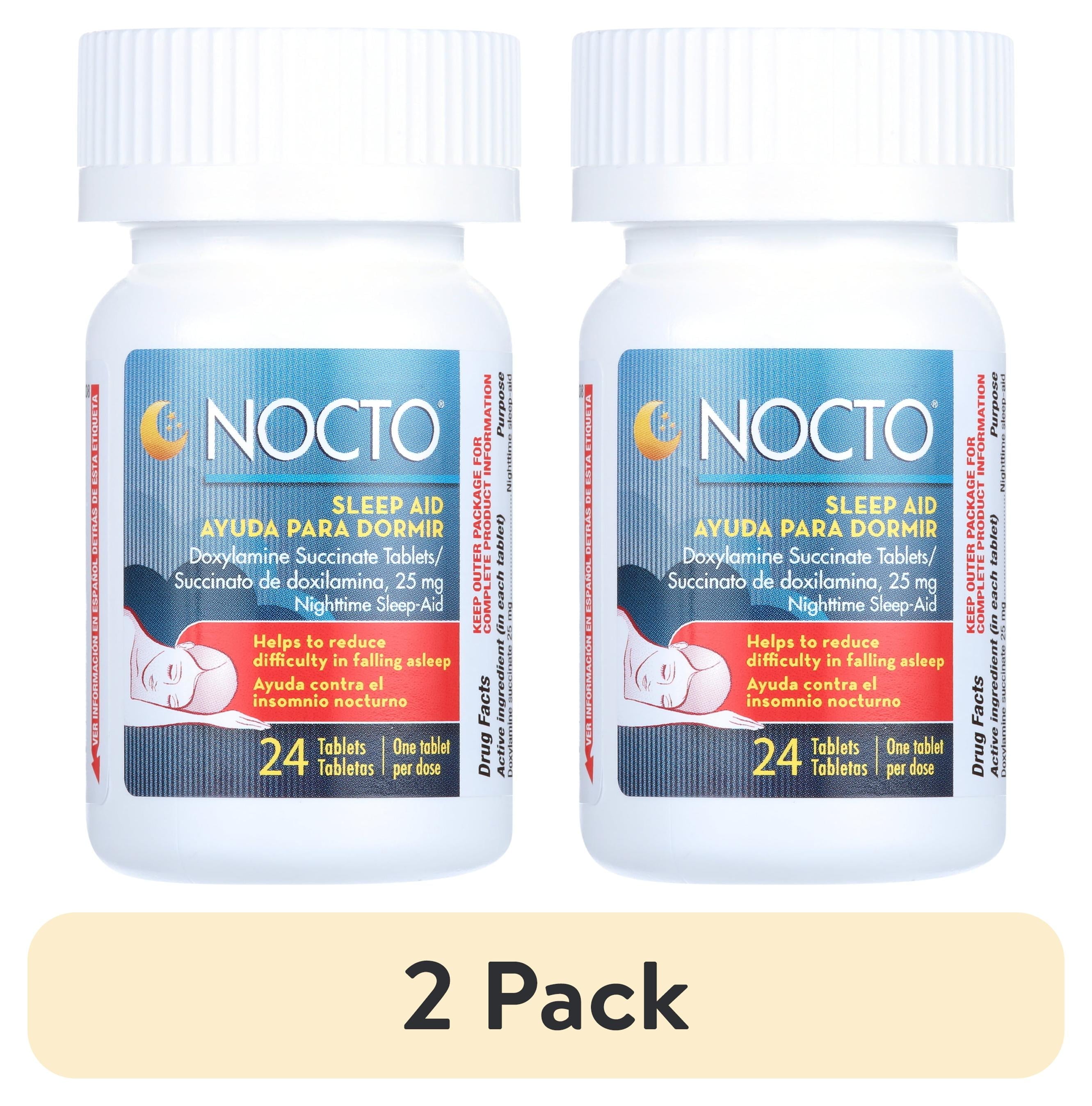 (2 Pack)  Nocto Sleep Aid for Insomnia, 24 Count
