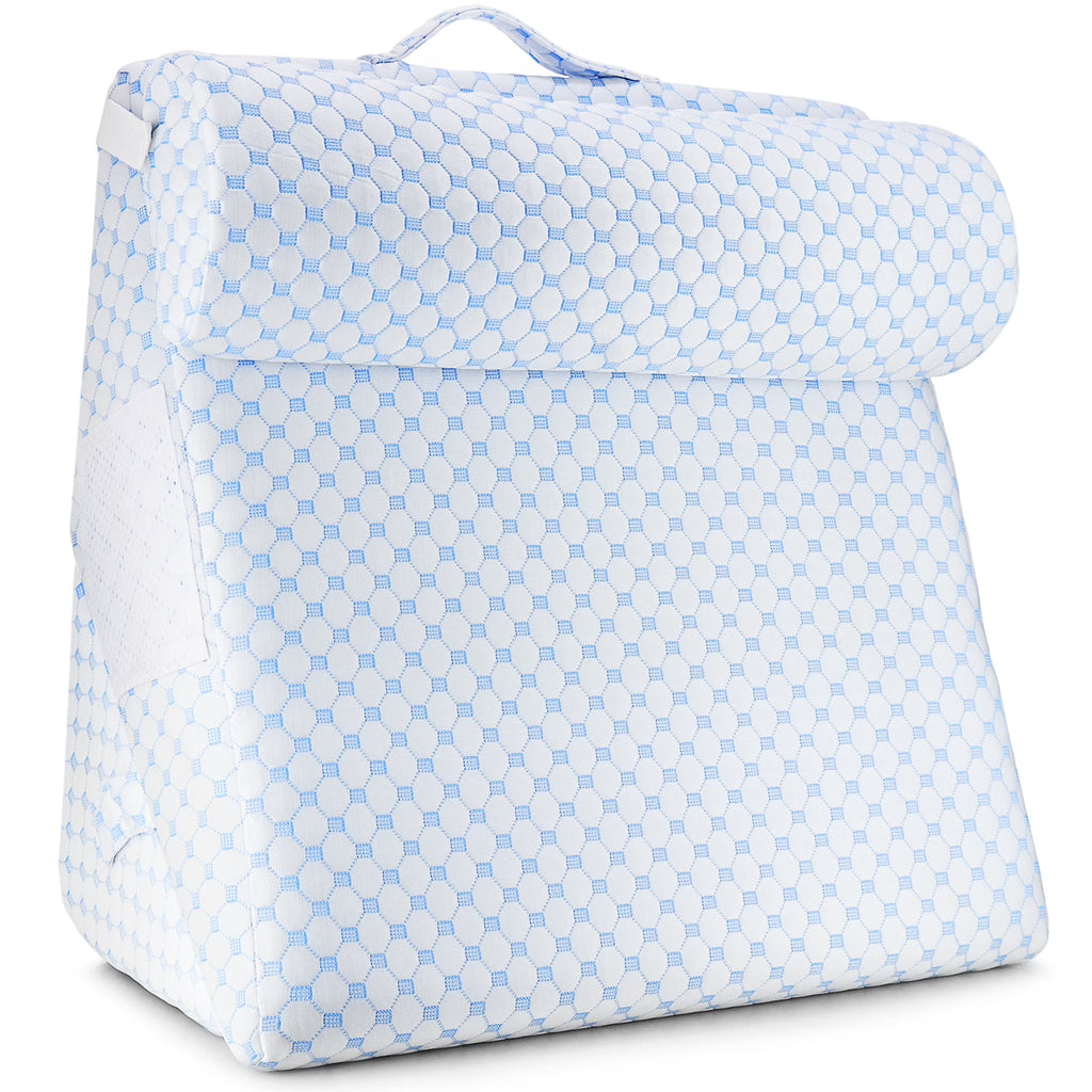 Memory Foam Adjustable Wedge Cervical Pillows, with Cooling Pillow Cover