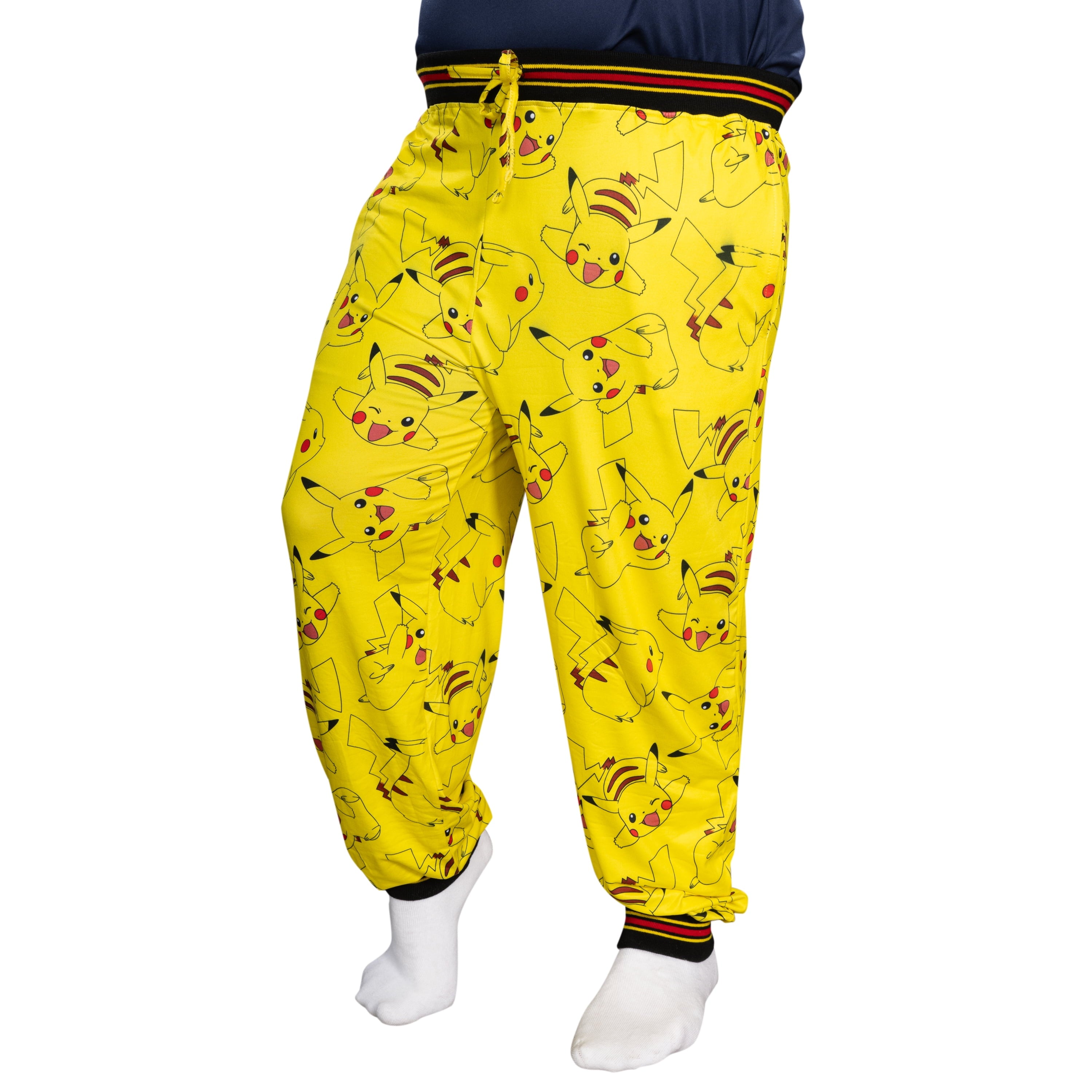 Pokémon Printed Pockets Elastic Waistband Sleep Pants Pajamas Mens 1 Pack