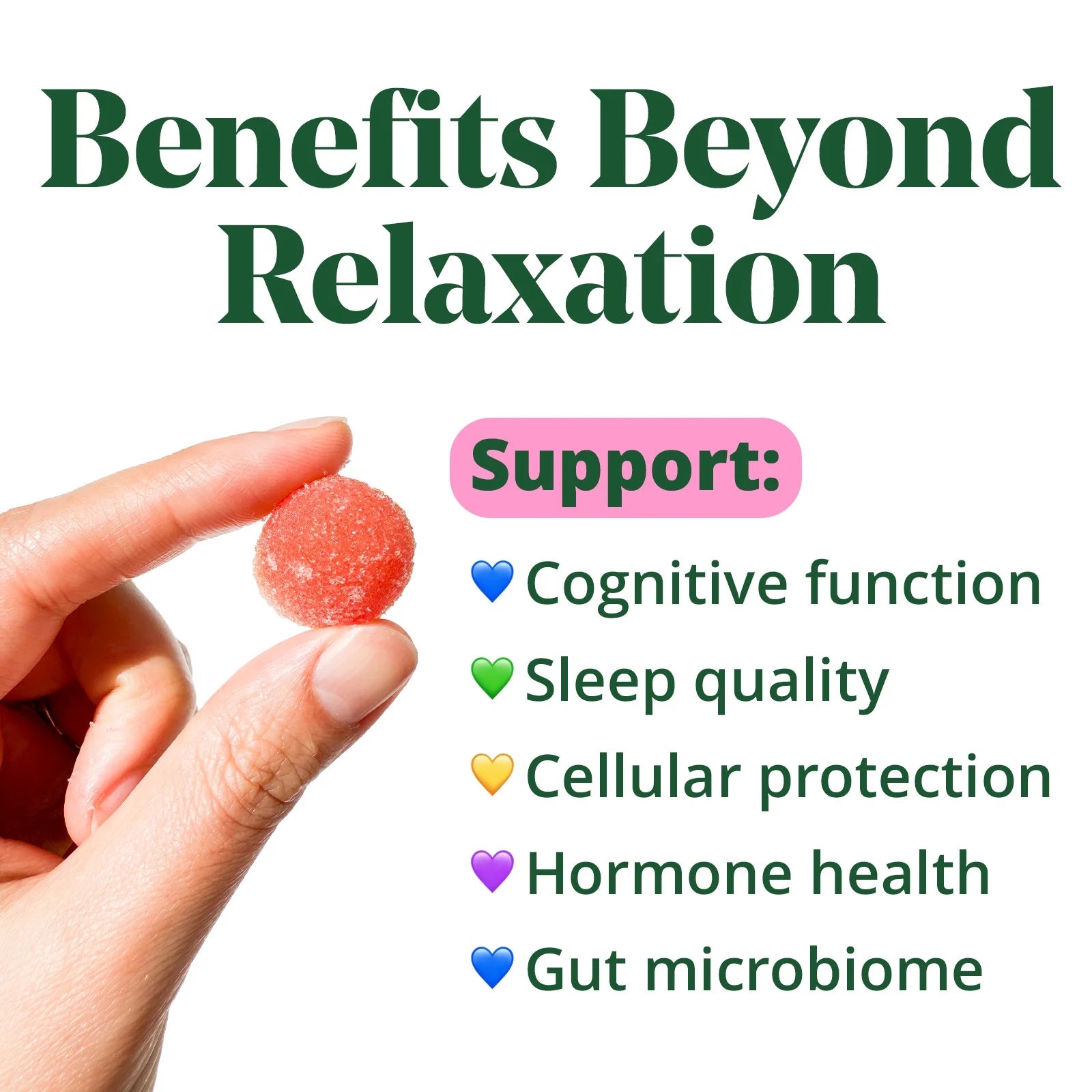 Stress Less Gummy with Cortisol Care® 60 Count – Balance Cortisol, Better Mood & Sleep