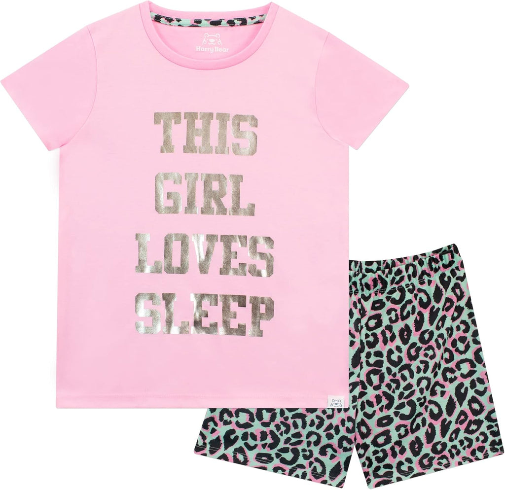 Girls Pajamas Sleep Slogan