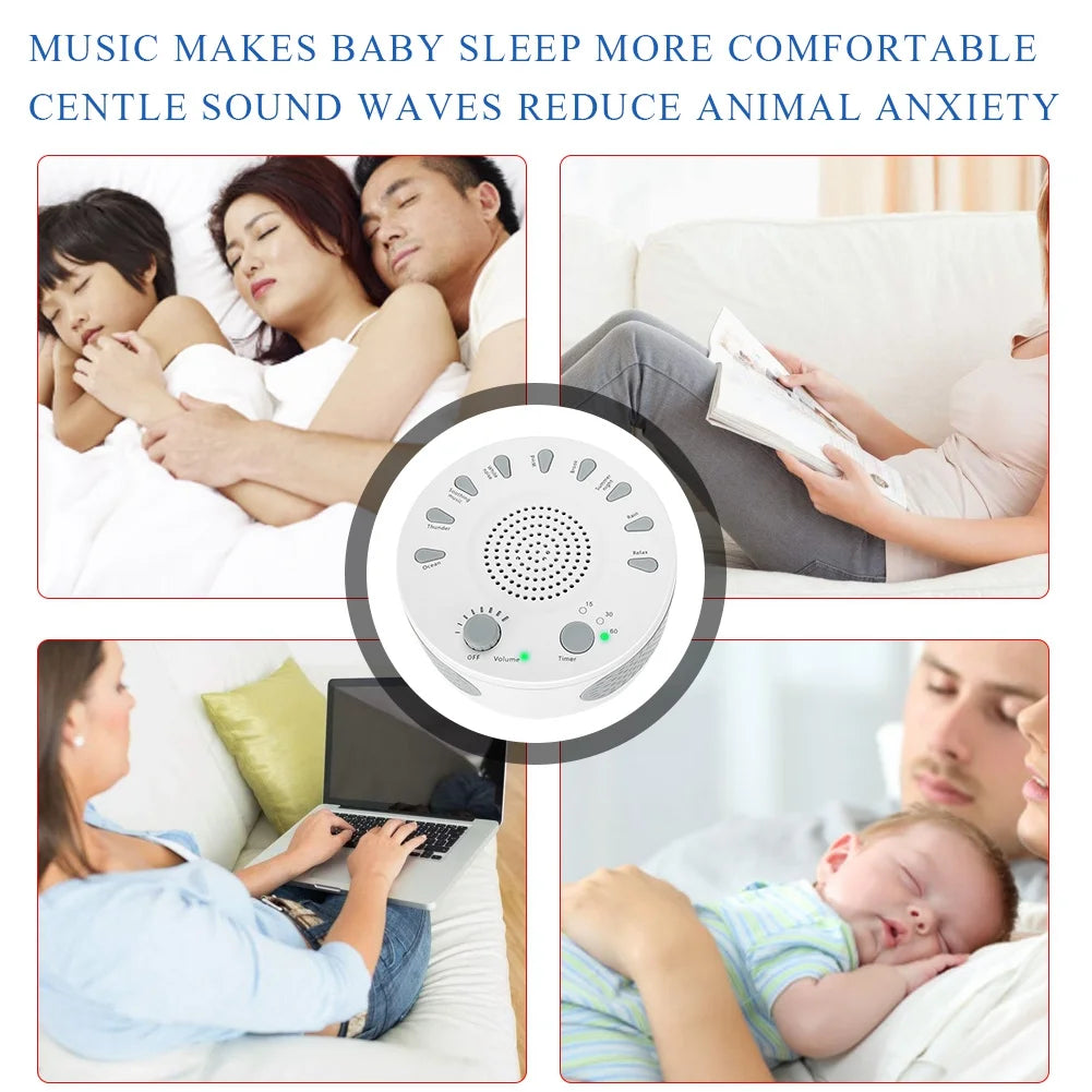 White Noise Sleep Relax Sound Spa Baby Relaxation Soothing Aid Machine