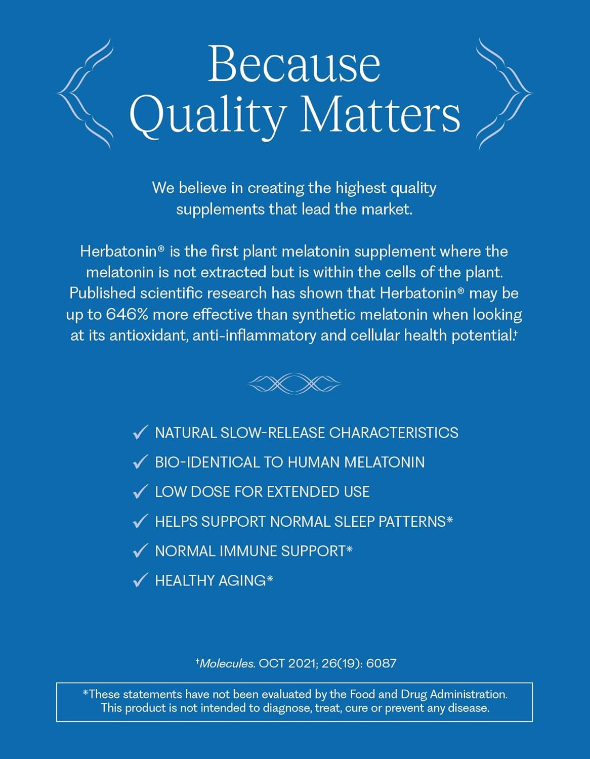 ® 0.3 Mg – the First Plant-Based, Natural Melatonin Supplement (Phyto-Melatonin) - Low Dose Sleep Aid, Supports Circadian Rhythm & Cellular Health – 180 Capsules (180 Day Supply)