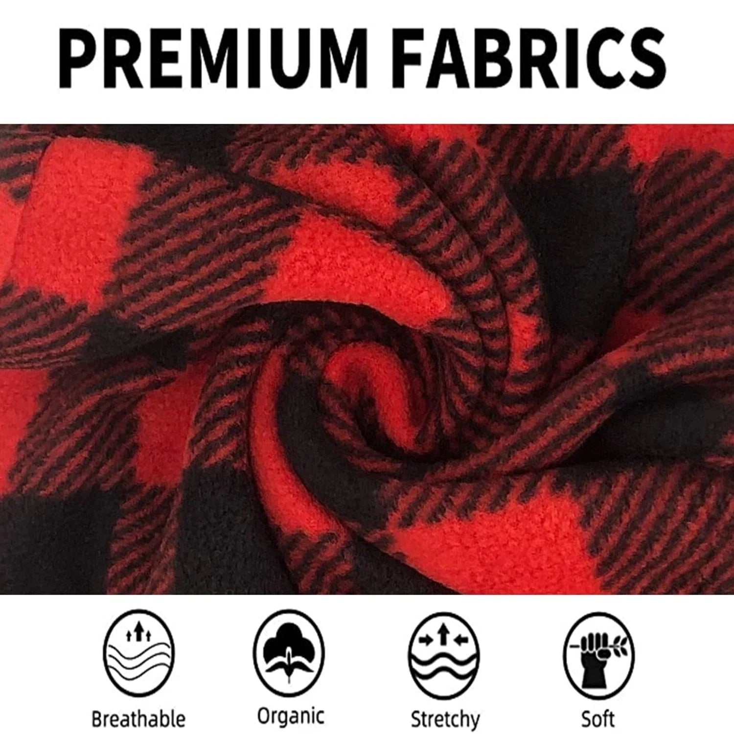 Women Comfy Fleece Plaid Pajama Pants for Sleep Size M