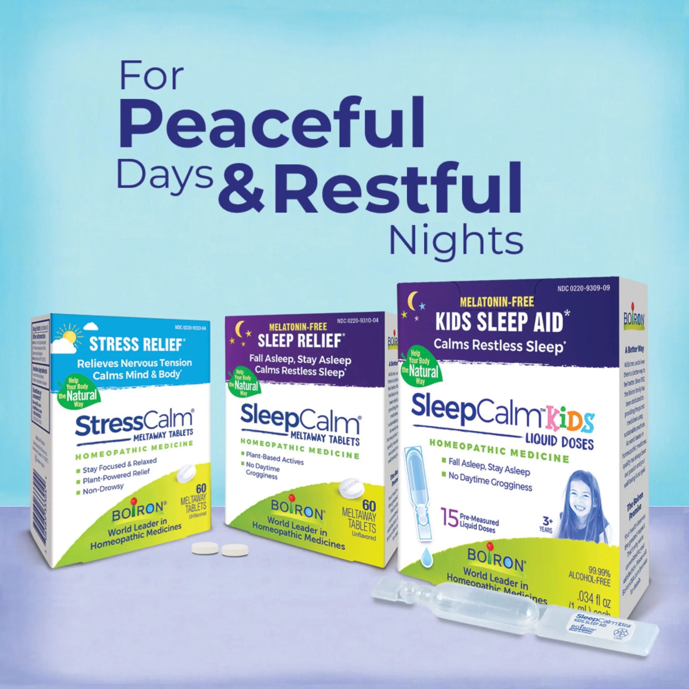Stresscalm on the Go, Homeopathic Medicine for Stress Relief, Reduces Nervous Tension, Calms Mind & Body, 2 X 80 Pellets