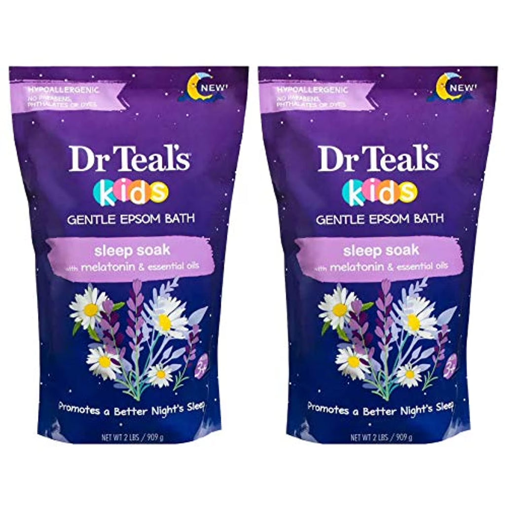 Kids Sleep Soak Gentle Epsom Bath, 2 Lbs (2 Pack) (Bundle)