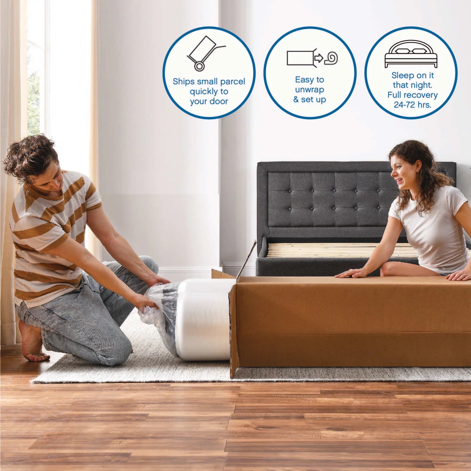 14" Twin Medium Tight Top Gel Memory Foam Mattress with Bonus Pillow
