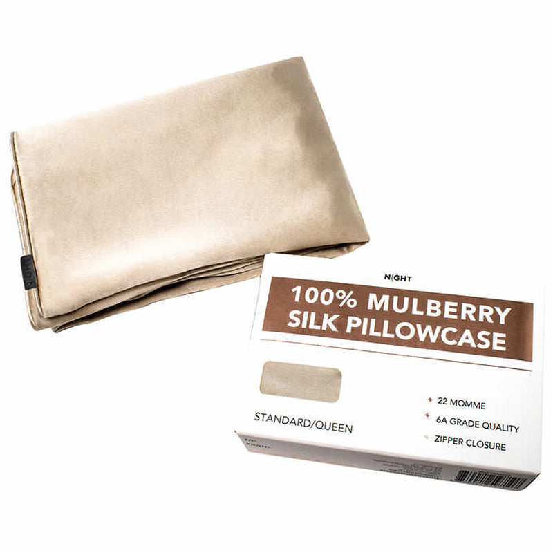 100% Mulberry Silk Pillowcase Christmas Gifts for Hair and Skin with Zipper