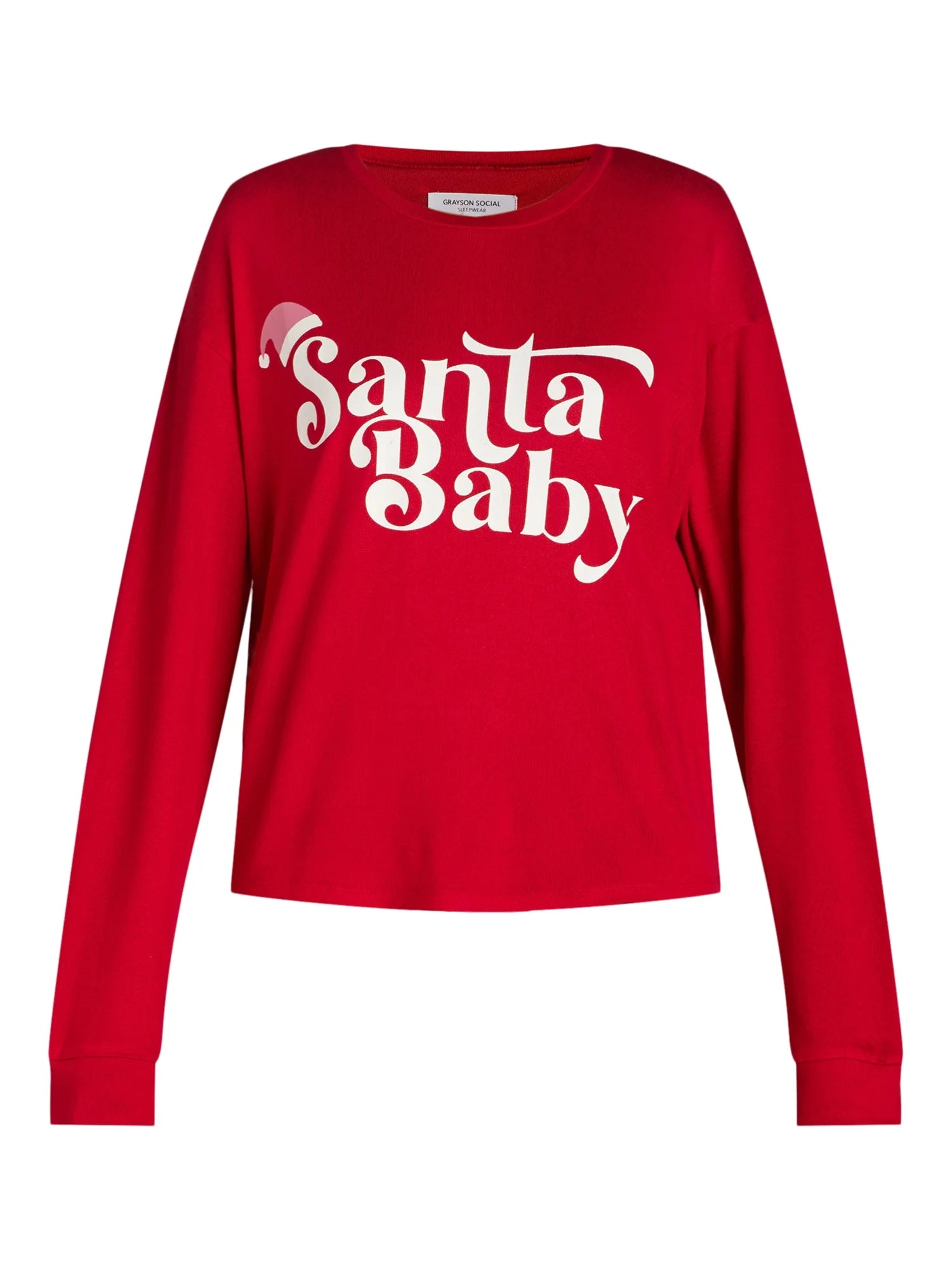 Santa Baby Women'S Sleep Tee and Pants Set, 2-Piece, Sizes S-3X