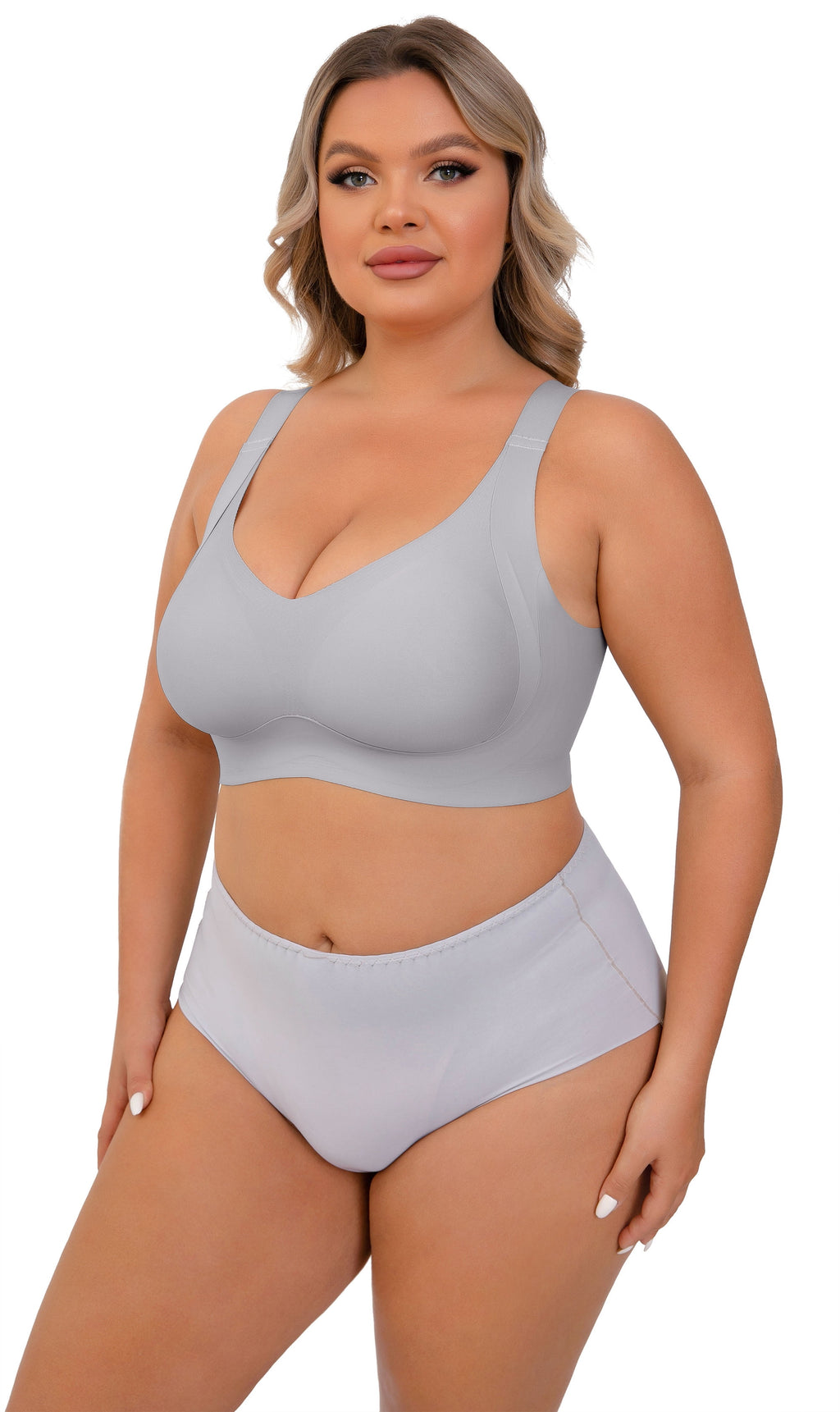 plus Size Everyday Bras for Women Full Coverage Soft Sleep Wirefree Bras New Upgrade