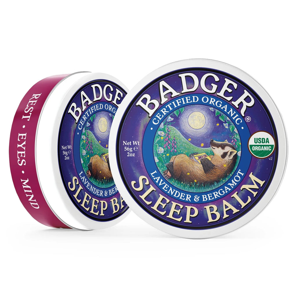 Natural Sleep Balm, Lavender and Bergamot, 0.75 Oz (2 Pack)