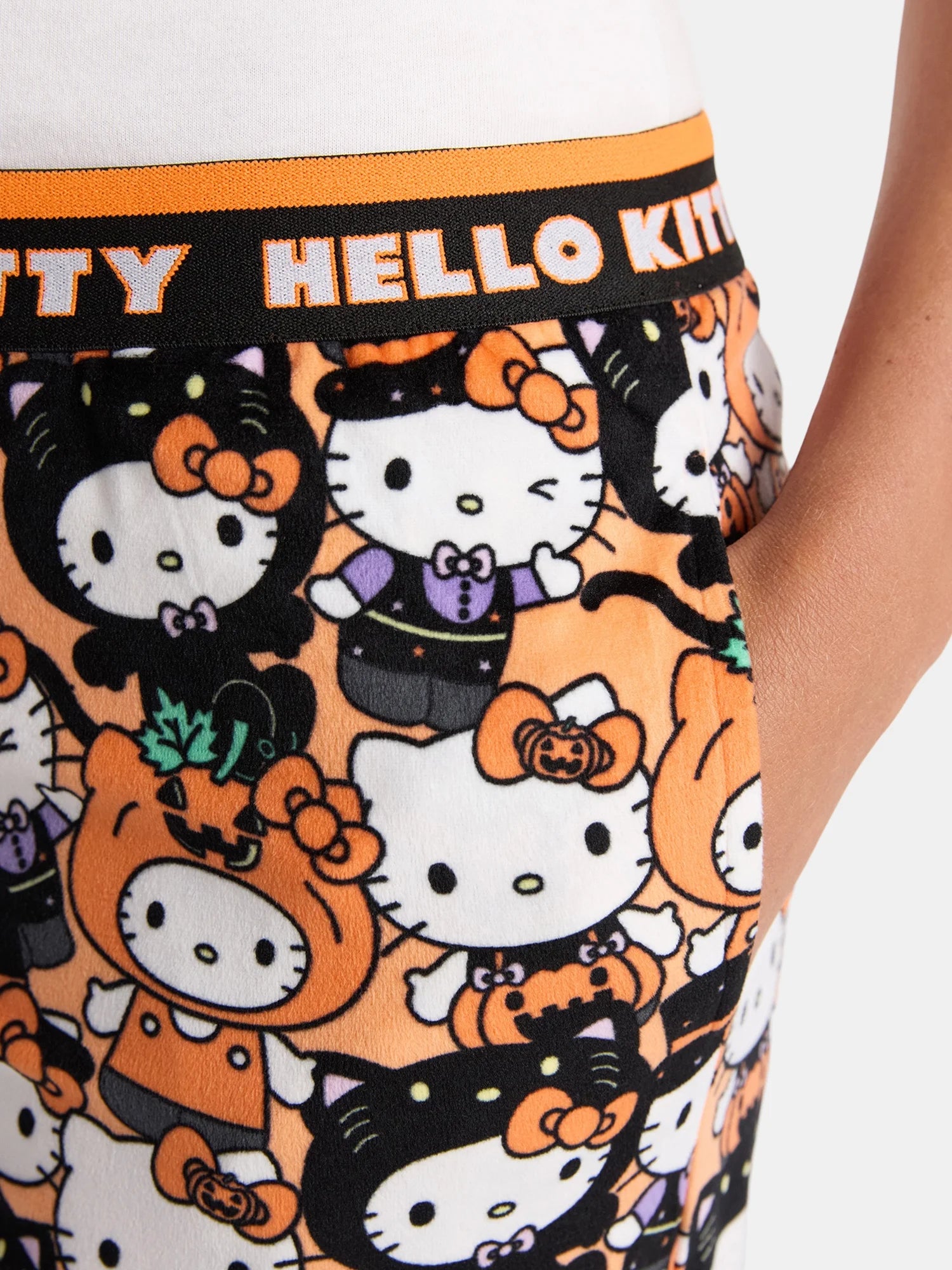 Women'S and Women'S plus Halloween Velour Sleep Pants, Sizes XS-3X