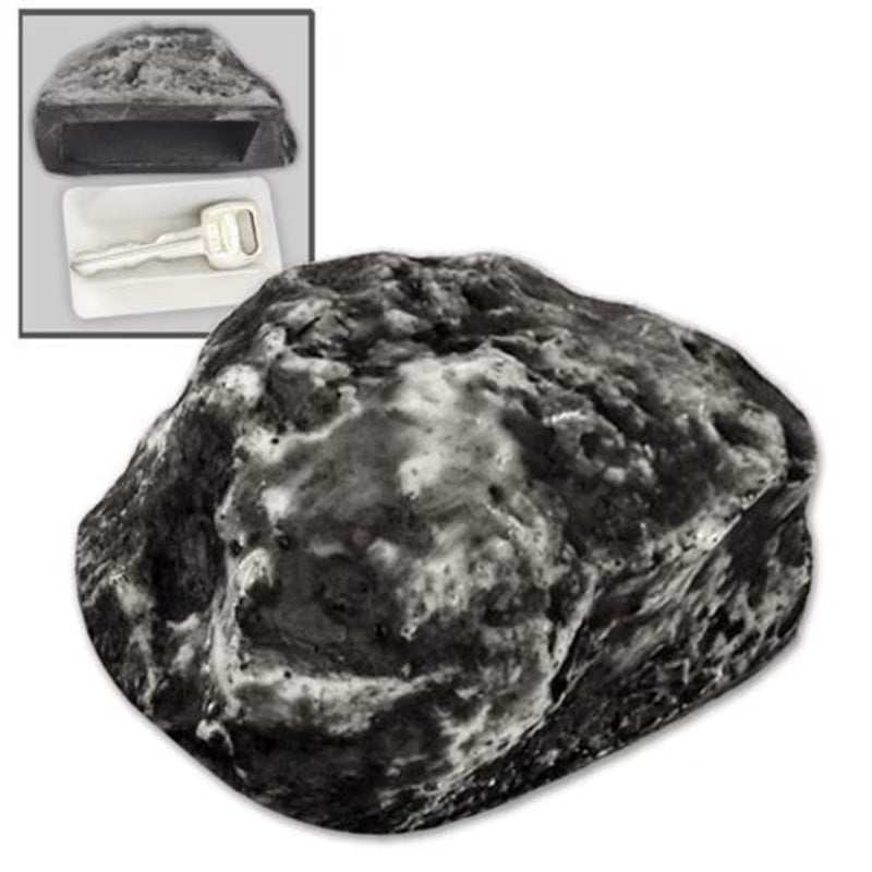 Outdoor Spare Garden Key Box Rock Hidden Hide in Stone Security Safe Storage Hiding Containers Resinous Hidden Key Holder Box